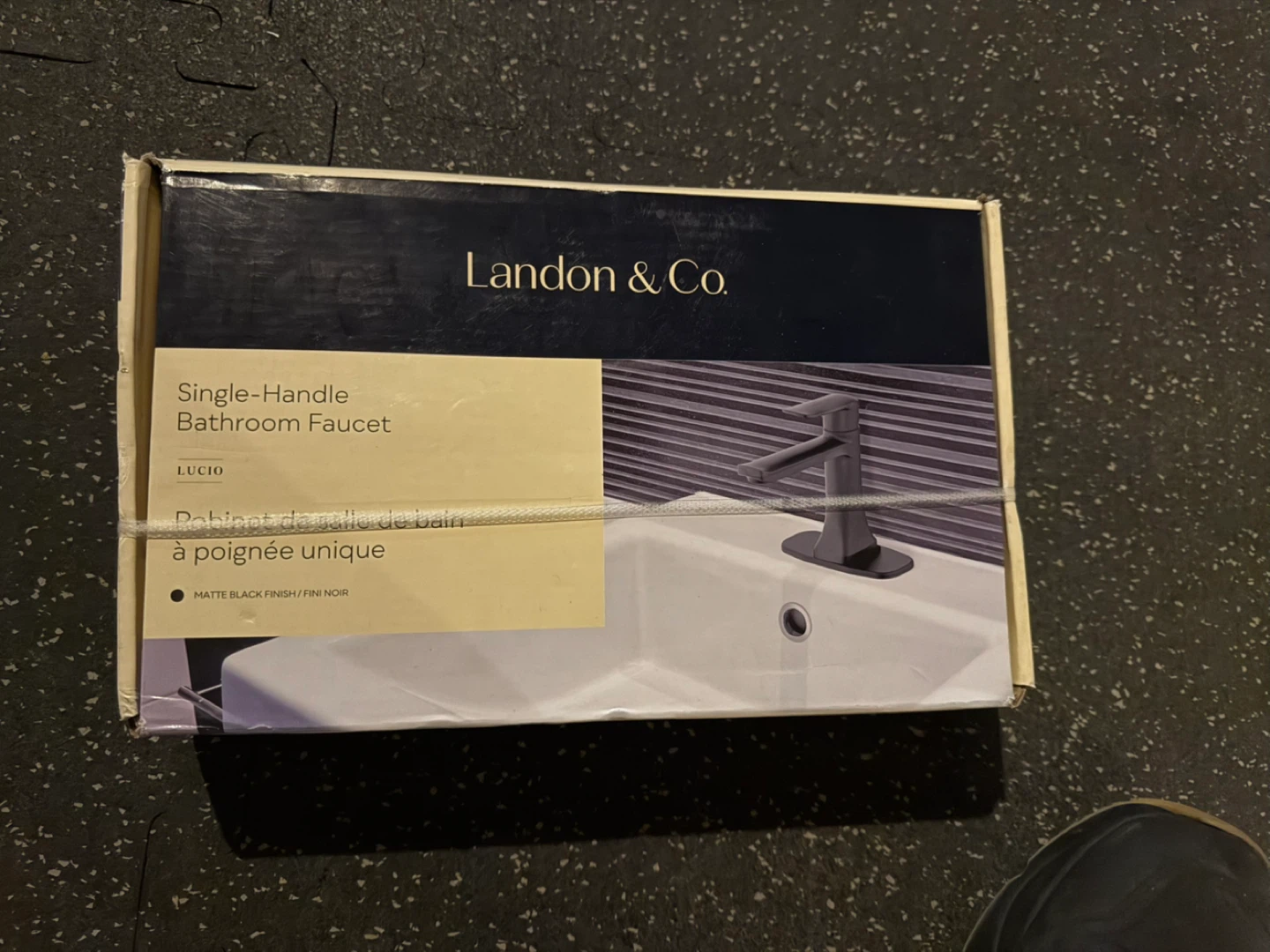 Landon & Co. Lucio Single-Handle Bathroom Faucet - Matte Black
