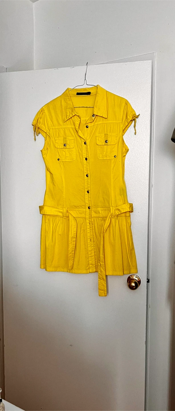 Zeta Moda Yellow Short Dress Size M - photo 2