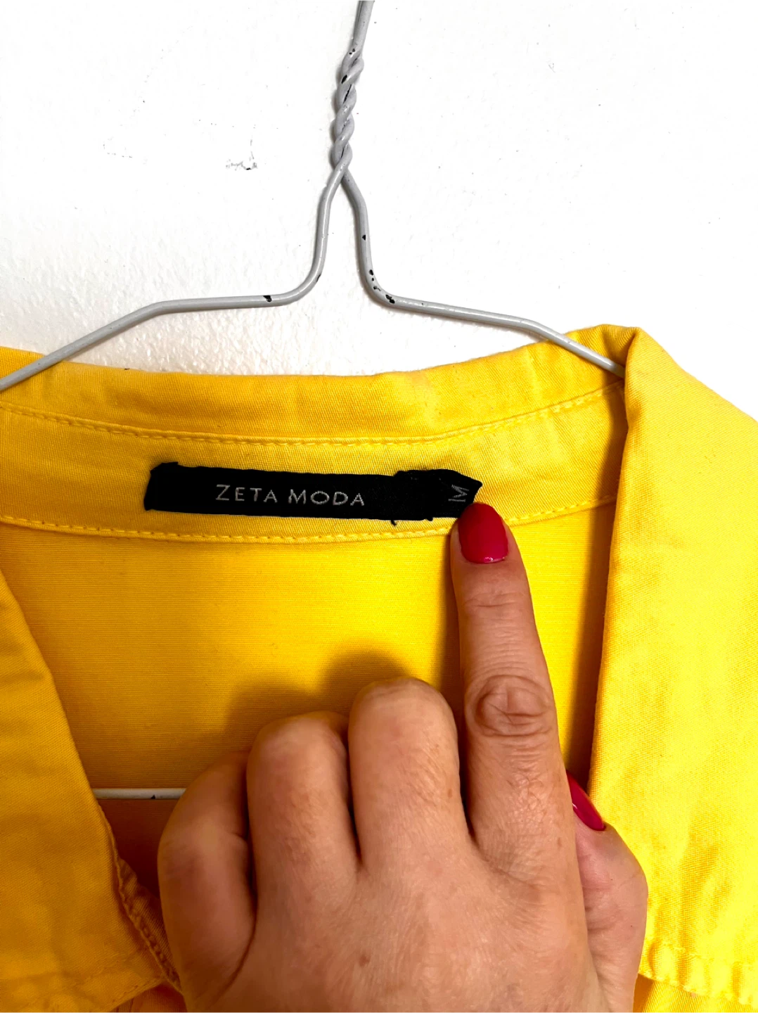 Zeta Moda Yellow Short Dress Size M - photo 4
