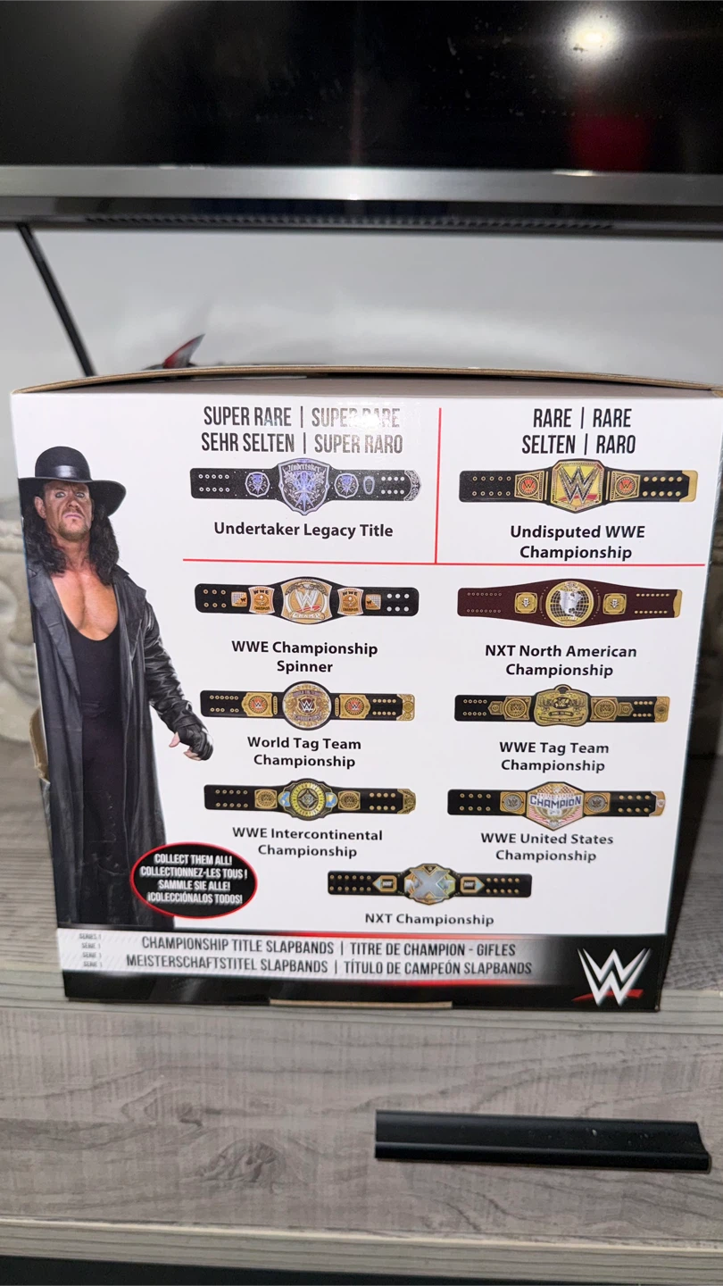 WWE Championship Title Slap Bands Series 1 - photo 4