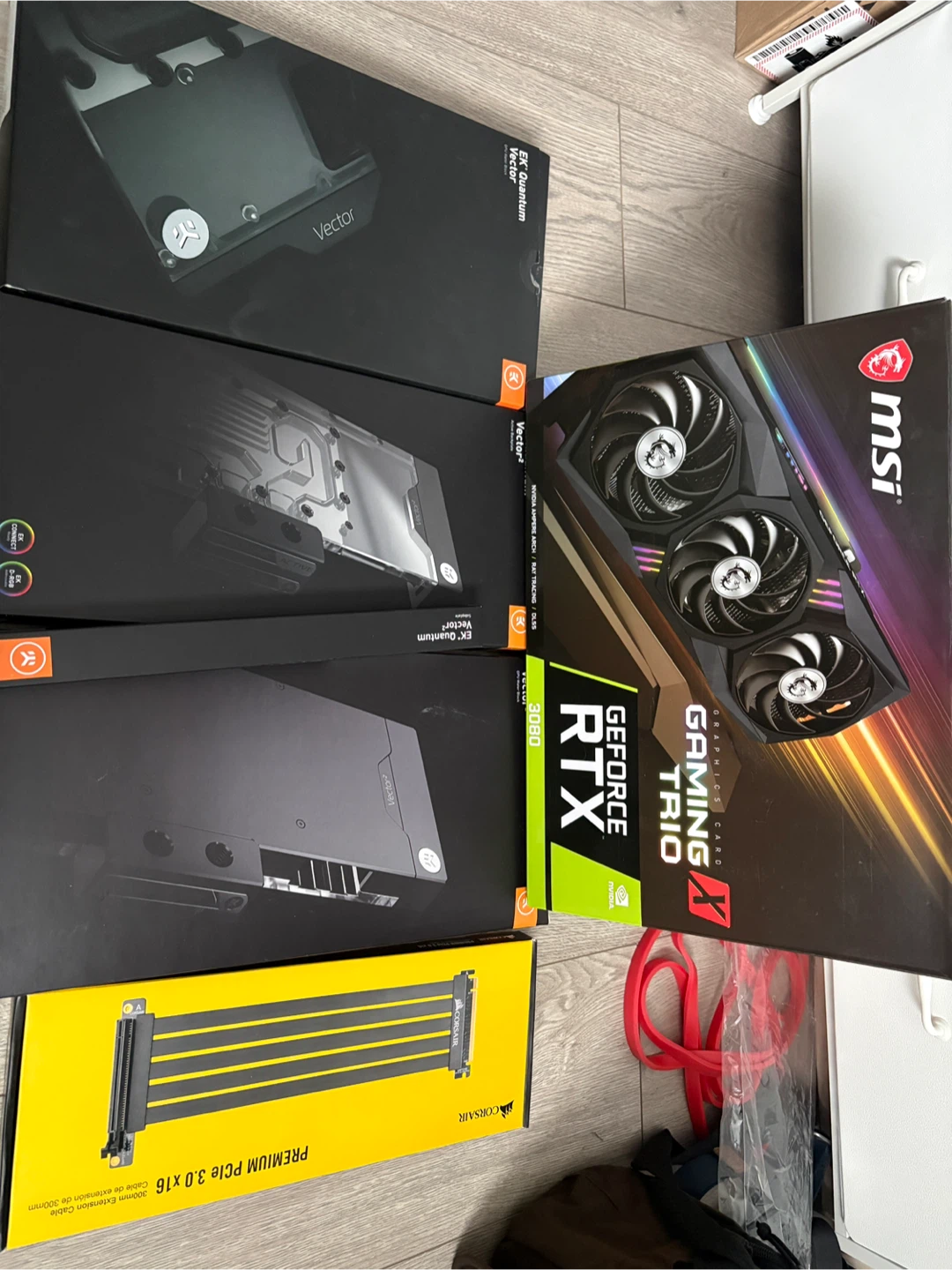 MSI GeForce RTX 3080 Gaming X Trio and Water blocks - photo 2