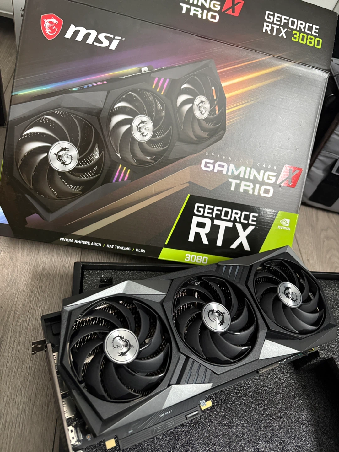 MSI GeForce RTX 3080 Gaming X Trio and Water blocks