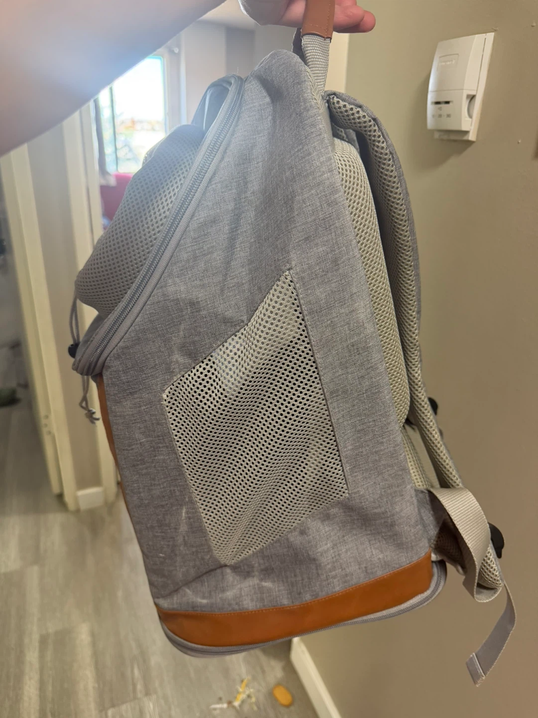 Grey Pet Carrier Backpack - photo 4
