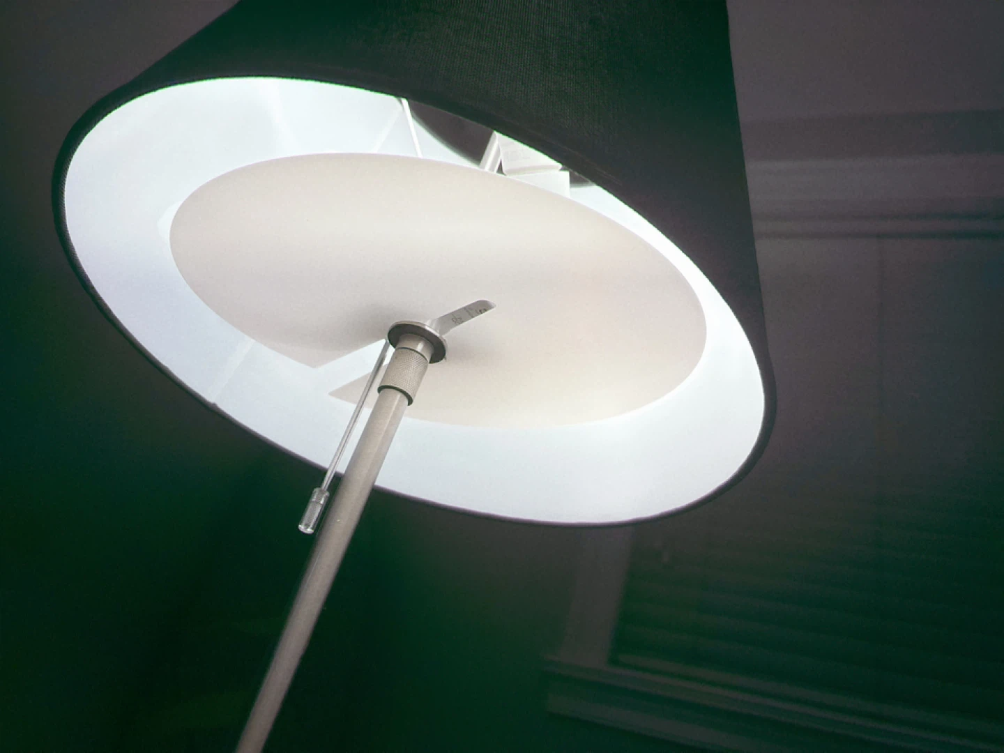 Modern Floor Lamp with Black Shade - photo 2