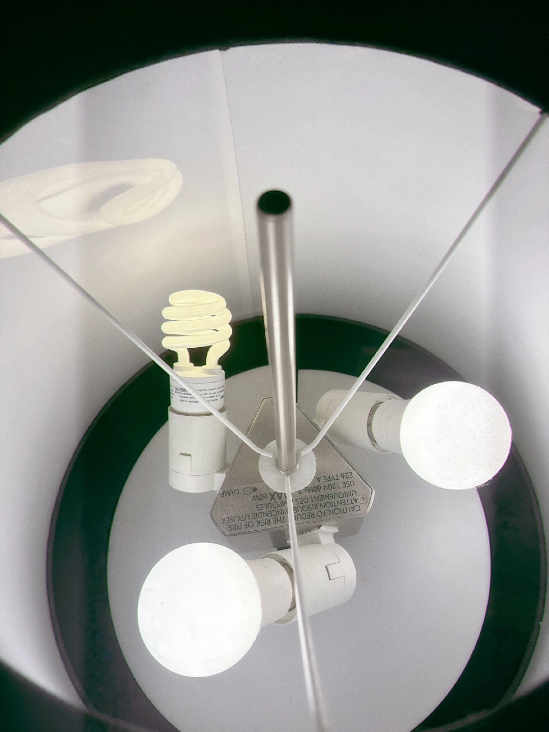 Modern Floor Lamp with Black Shade - photo 3
