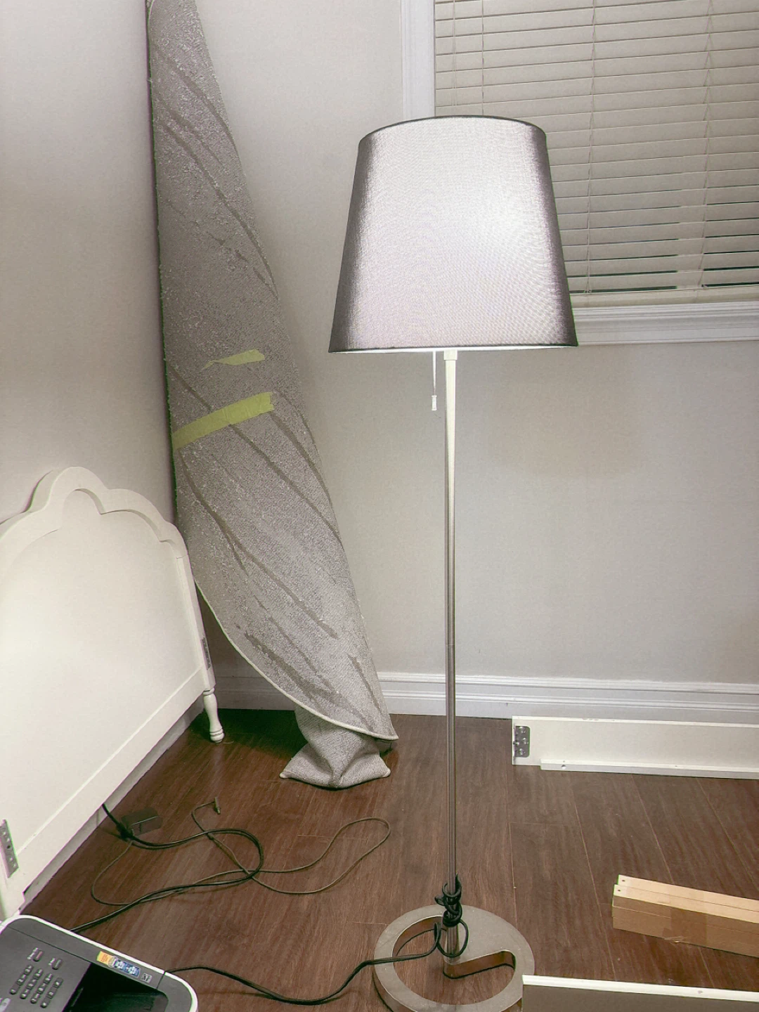 Modern Floor Lamp with Black Shade - photo 4