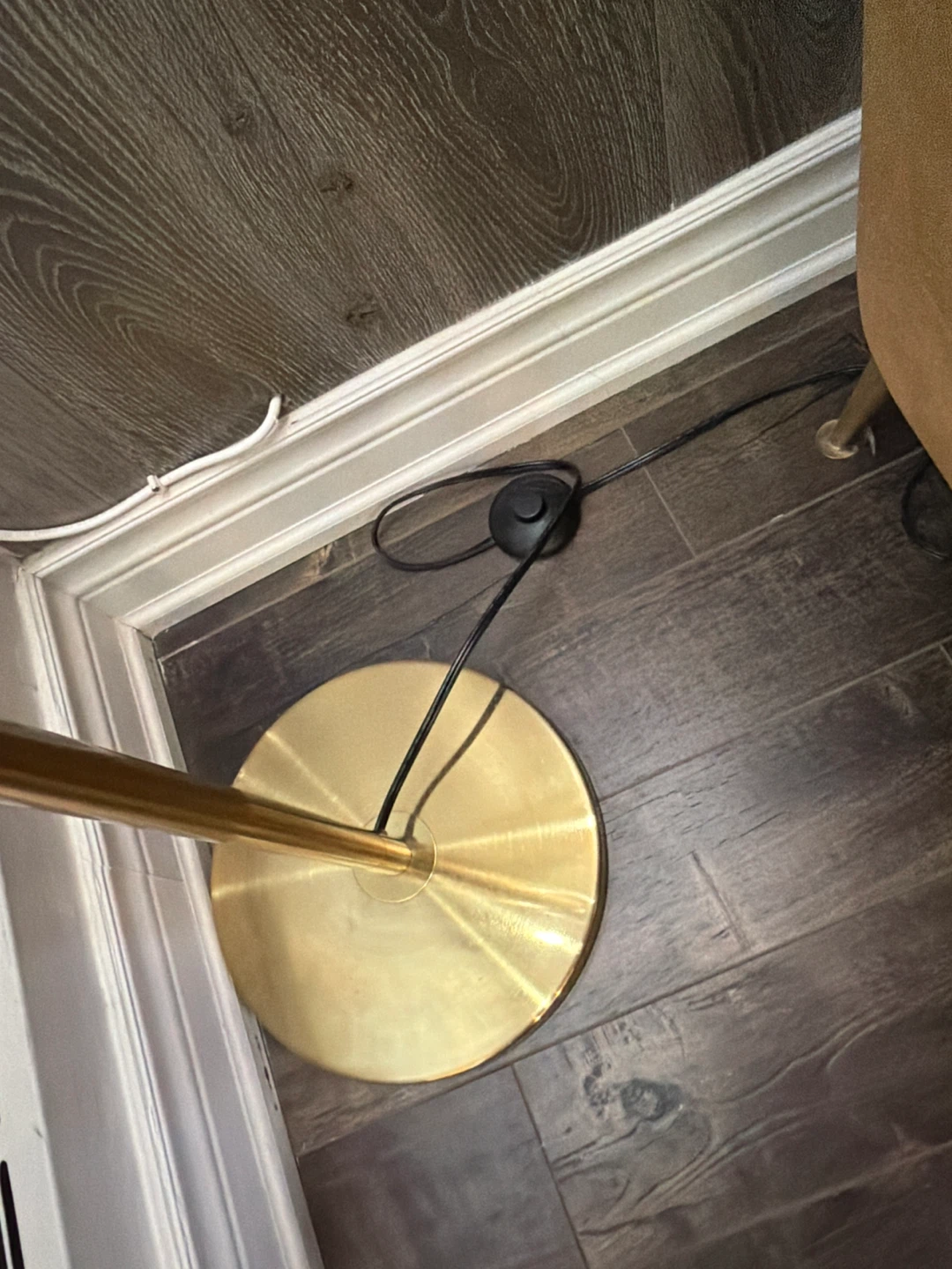 Modern Gold Floor Lamp with Multiple Lights - photo 2
