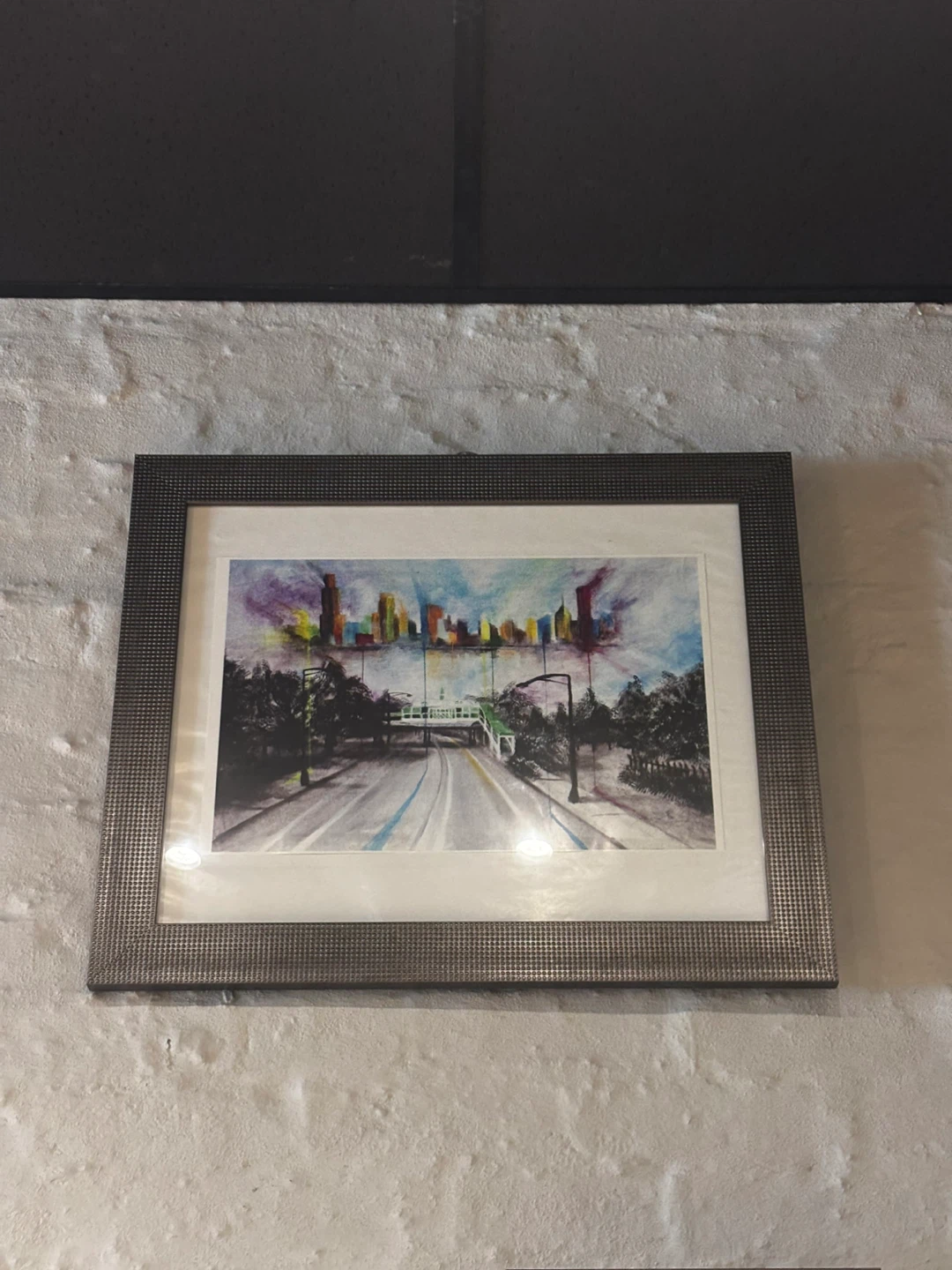 Framed Cityscape Artwork - photo 4