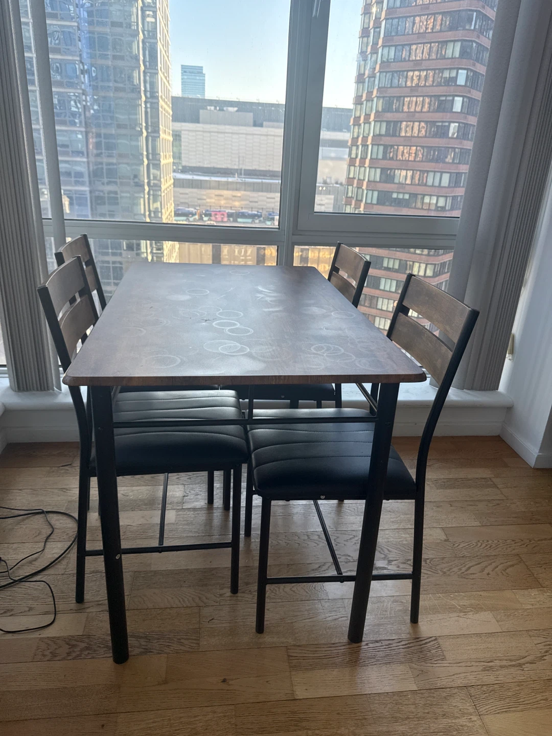 Dining Table Set with 4 Chairs - photo 2