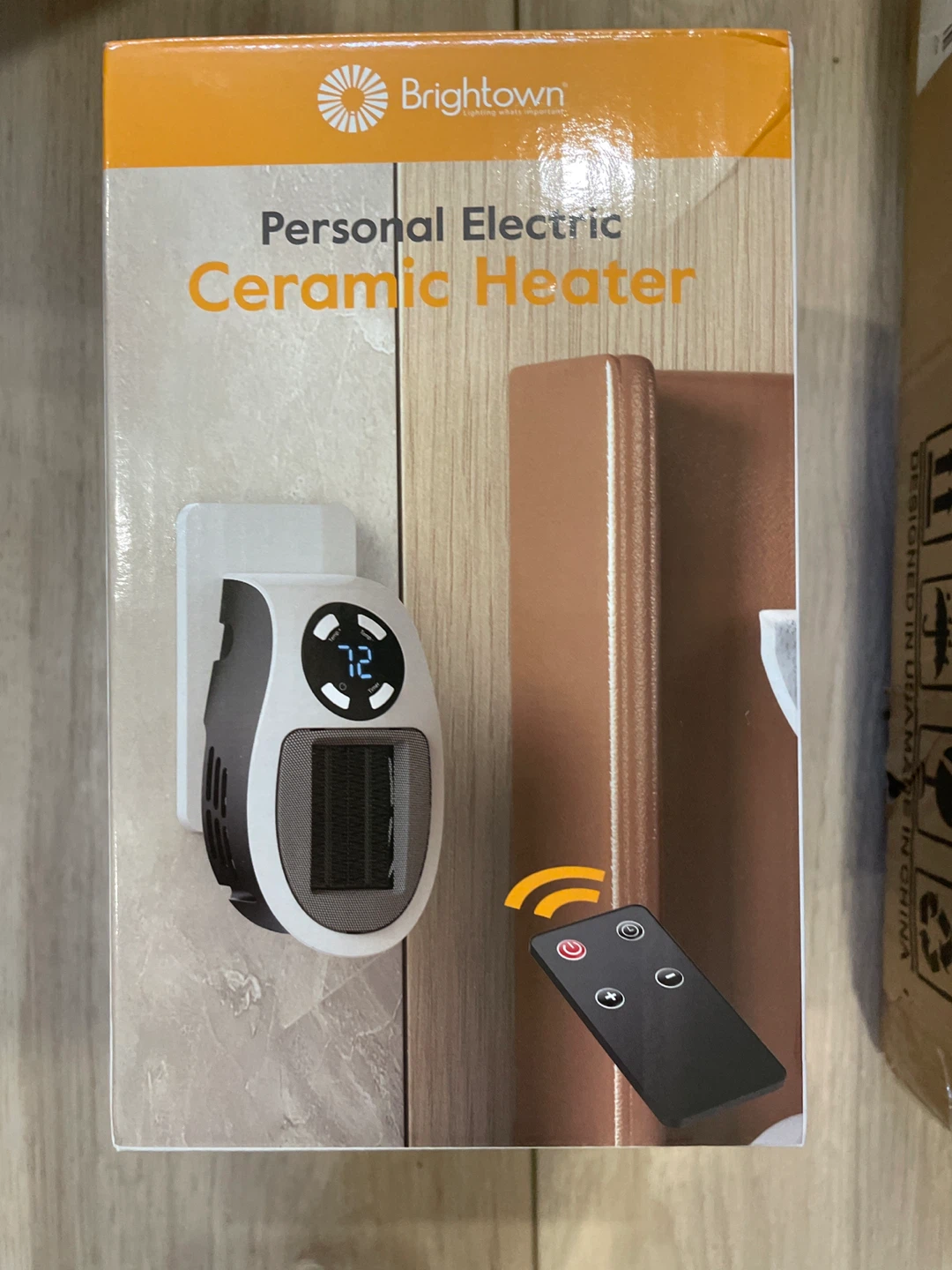 Brightown Personal Electric Ceramic Heater with Remote