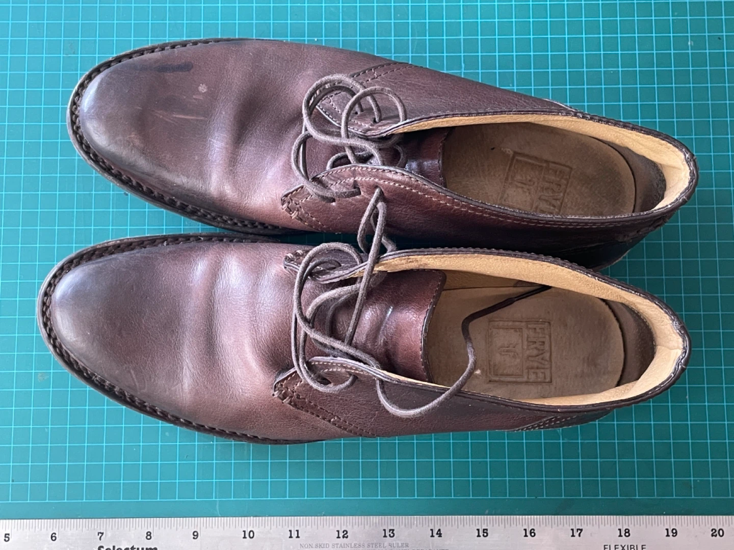 FRYE Dark Brown Leather Chukka Boots Size 10.5 - photo 3