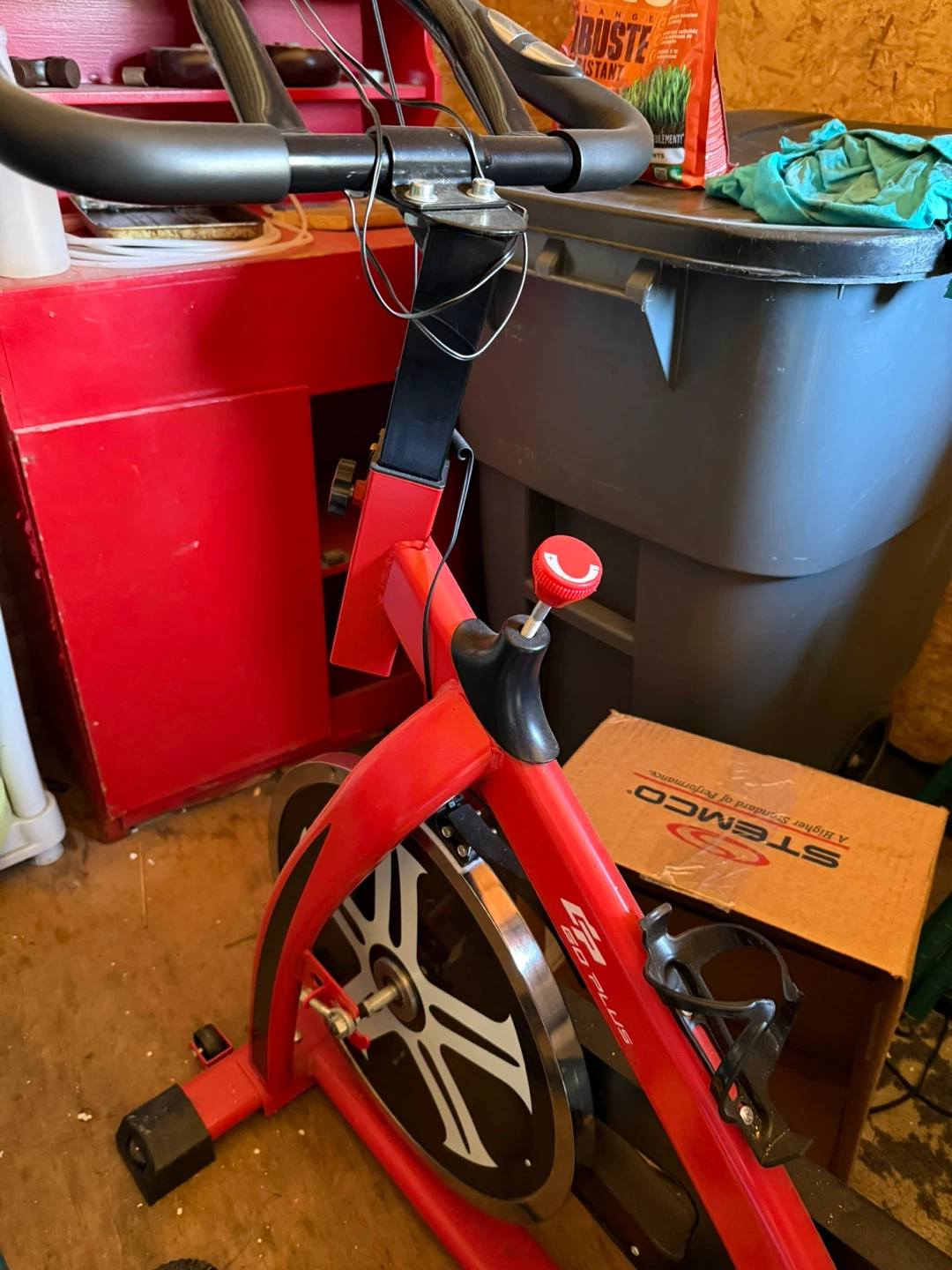 Red Spin Bike