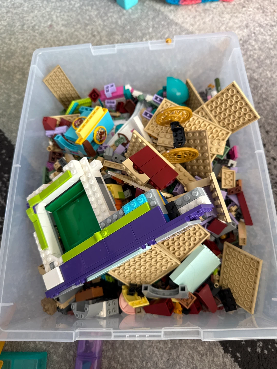 Large Bin of Assorted LEGO Bricks