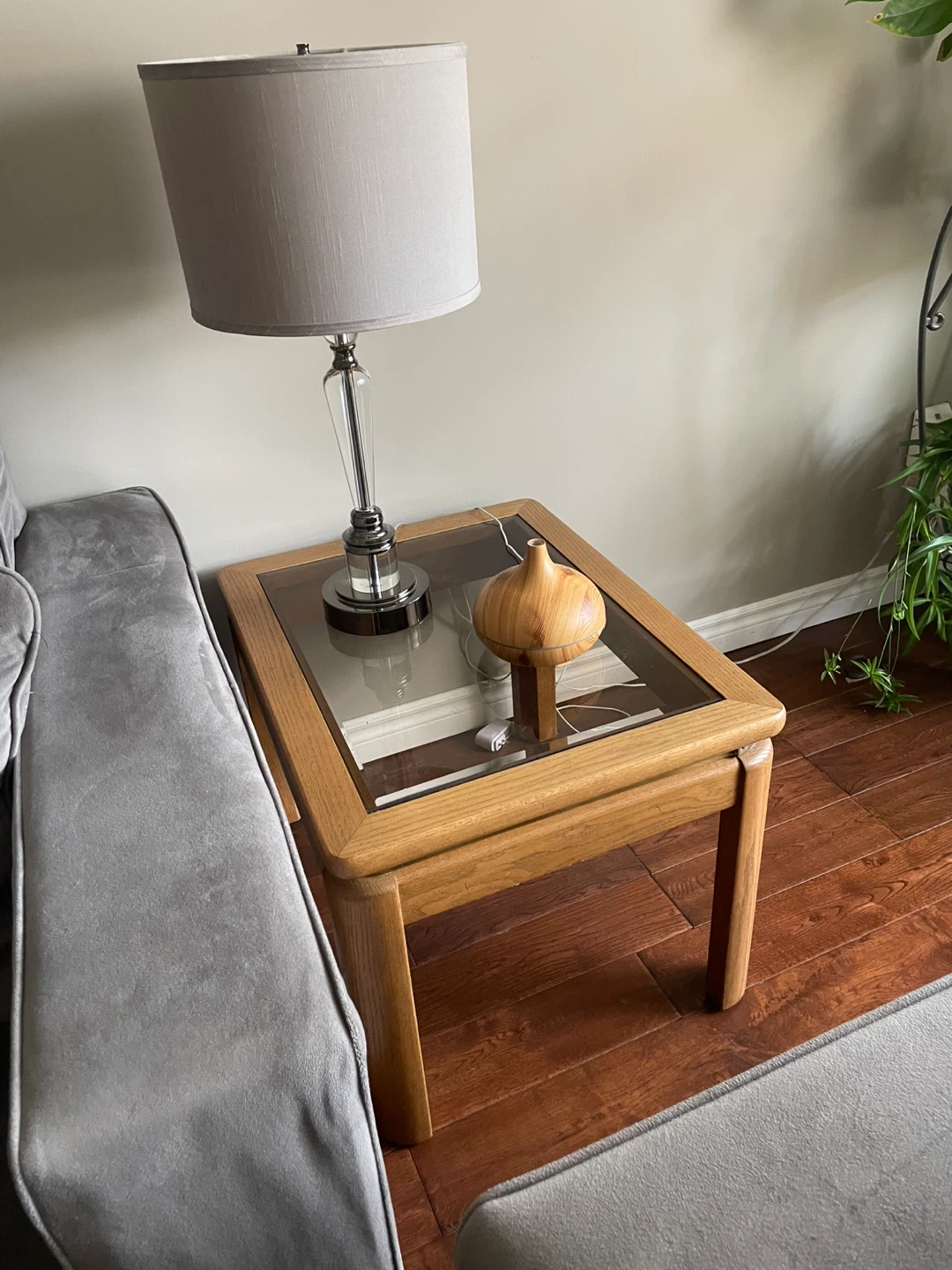 Wood and Glass Coffee Table - photo 4