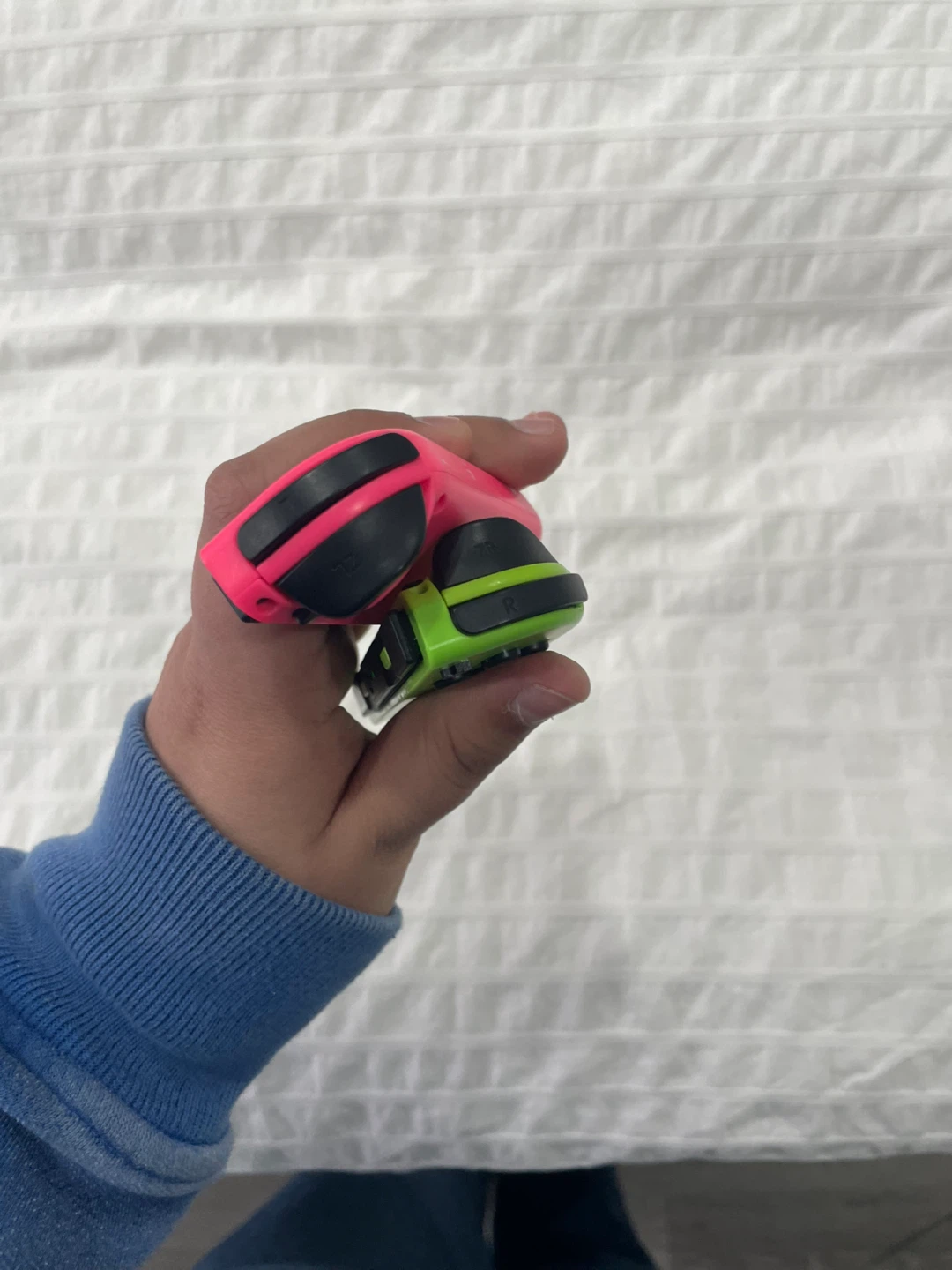 Nintendo switch joy cons pink and green - photo 4