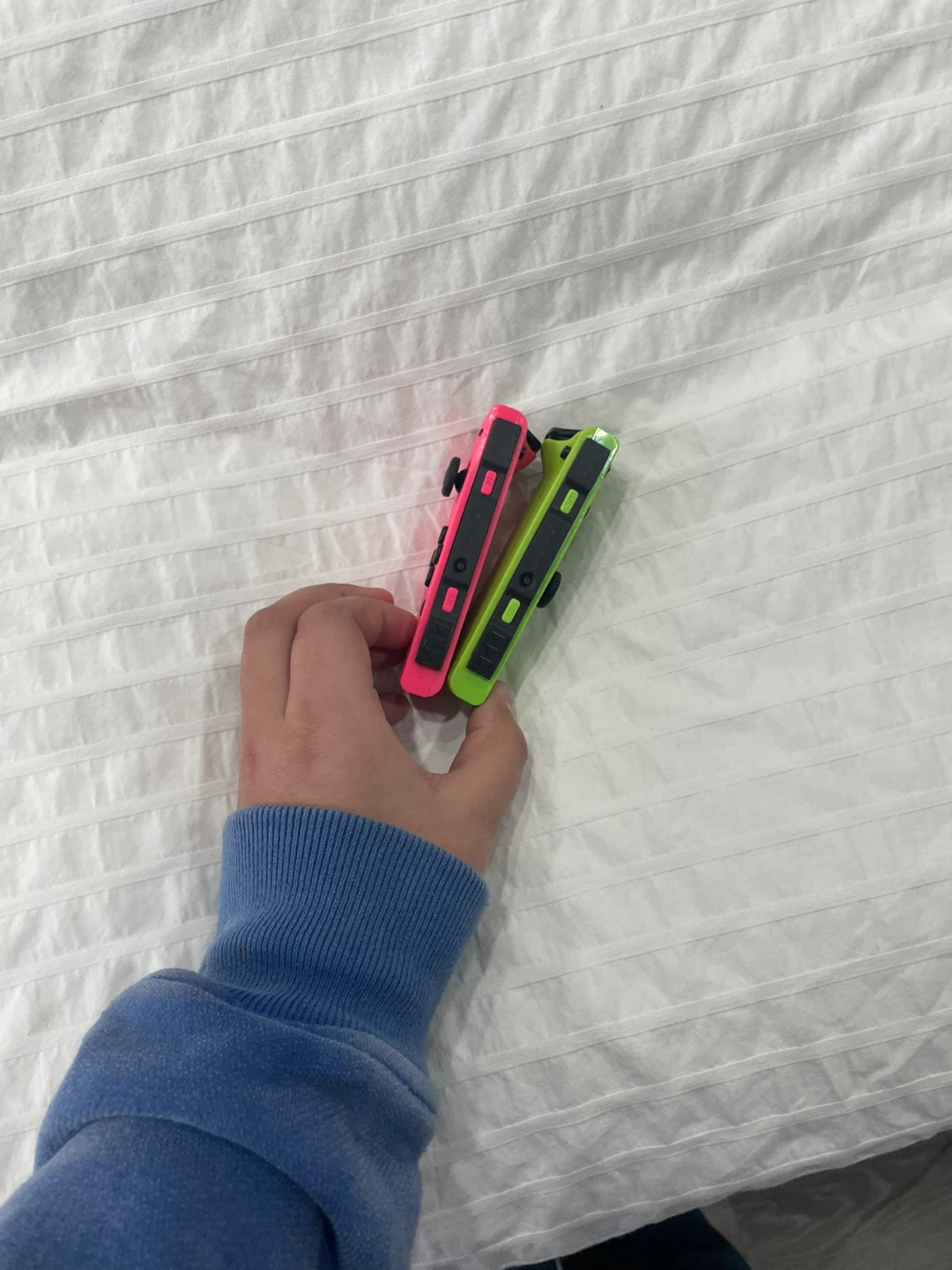 Nintendo switch joy cons pink and green - photo 3