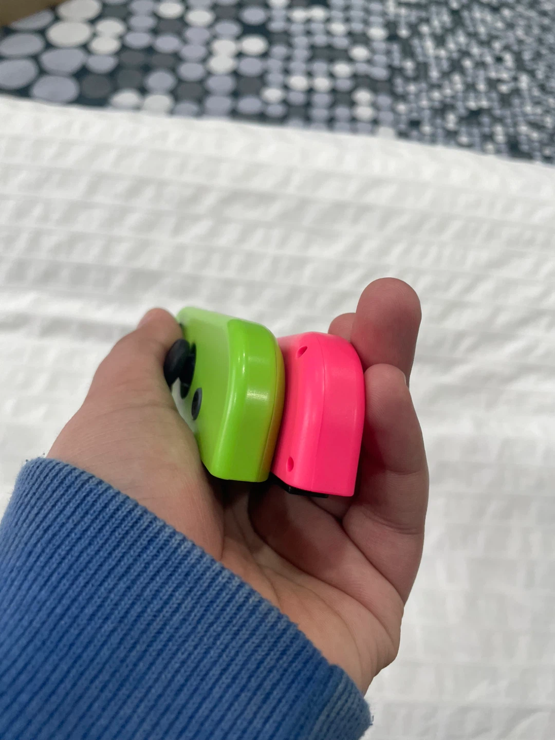 Nintendo switch joy cons pink and green - photo 5