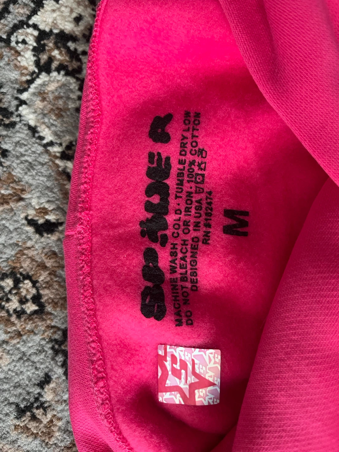 Pink Spider Hoodie - Size M - photo 3