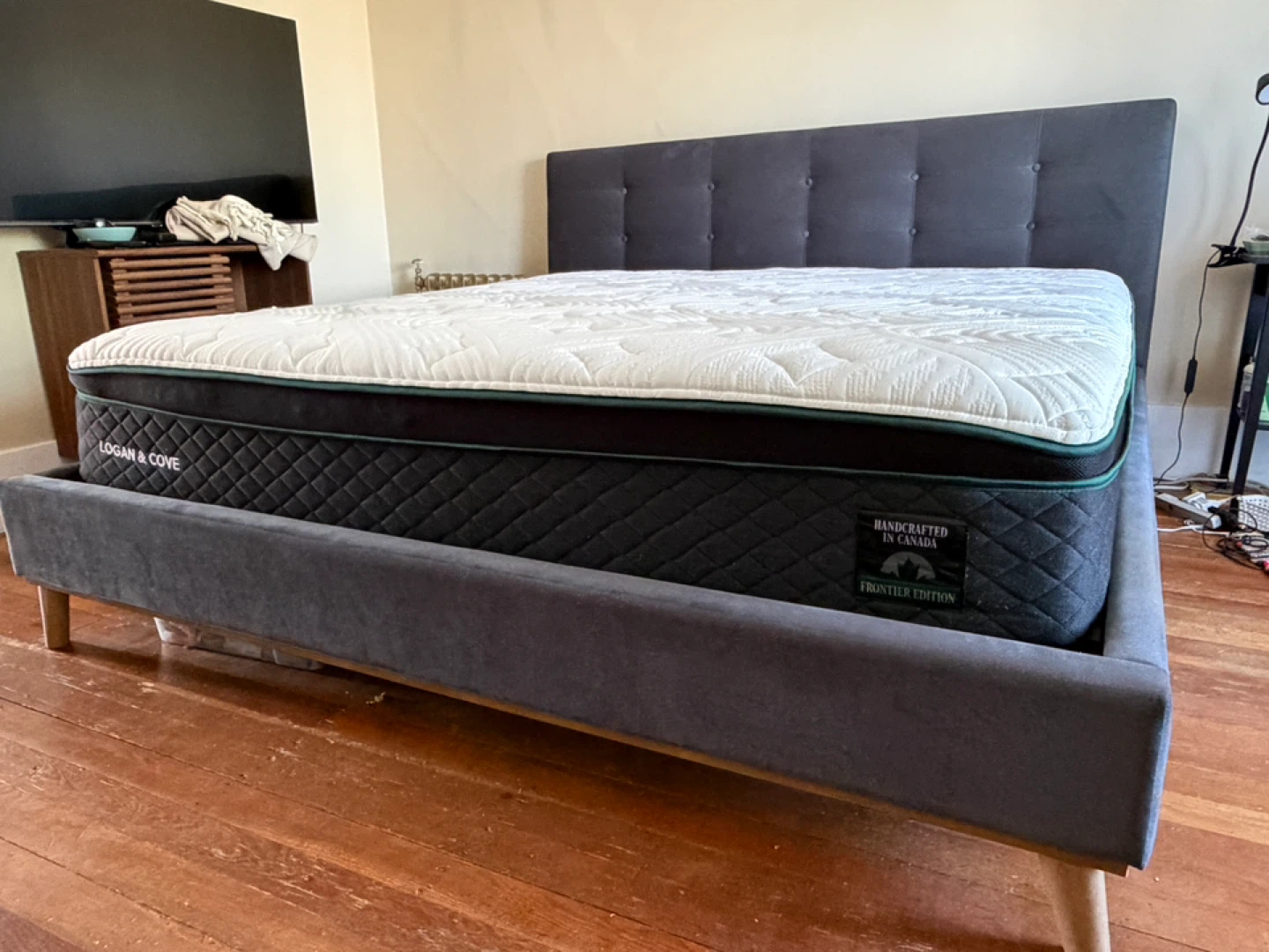 Carme Bed Frame + Logan & Cove Frontier Hybrid Mattress (KING) - photo 3