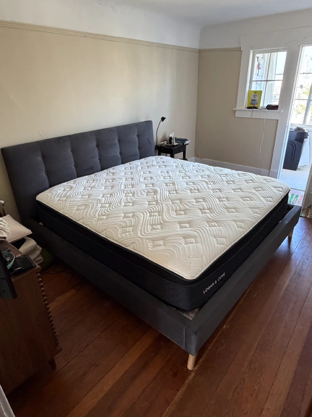Carme Bed Frame + Logan & Cove Frontier Hybrid Mattress (KING) - photo 5