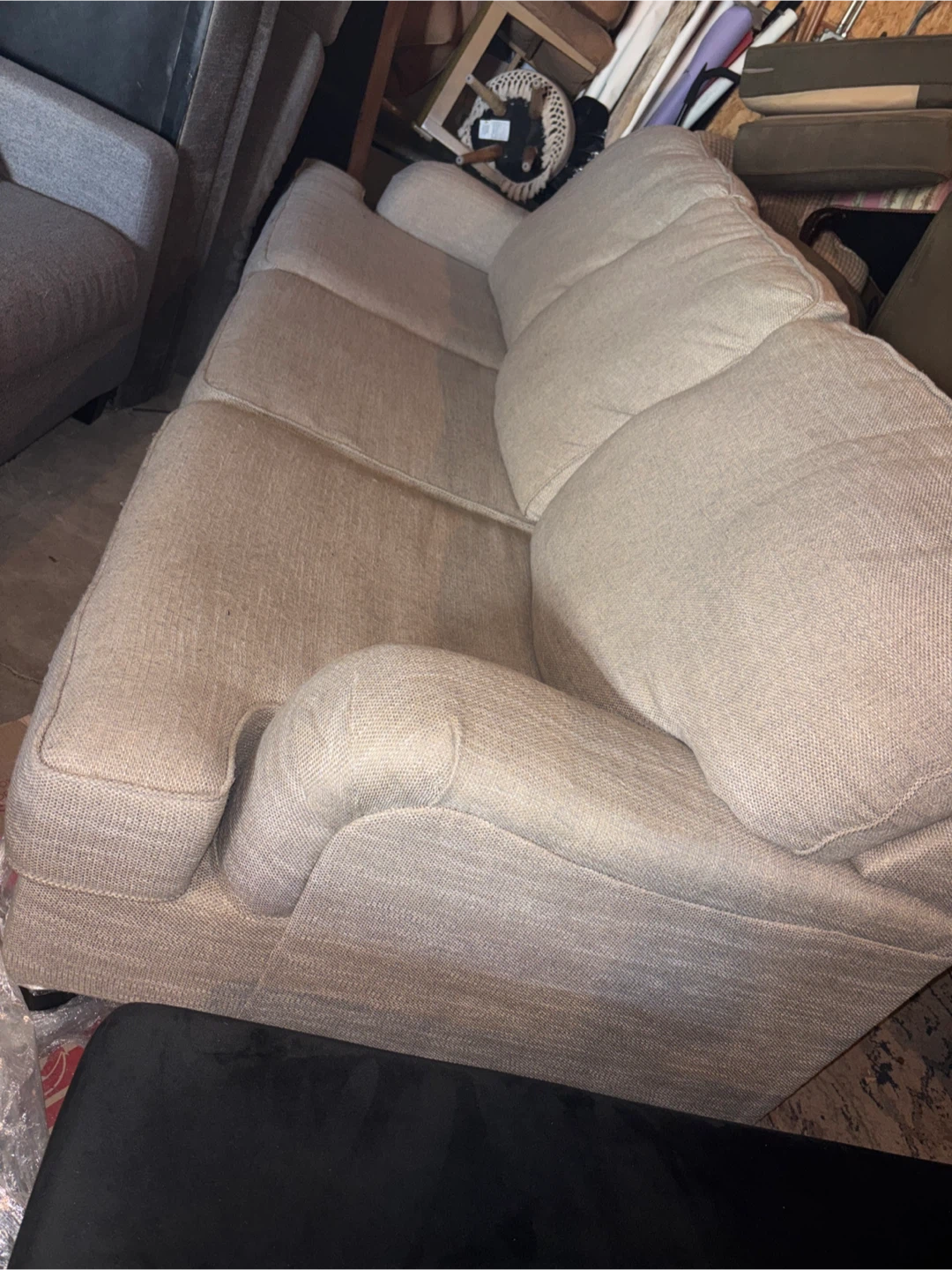 Couch like new . Easy garage pick up . $30 firm