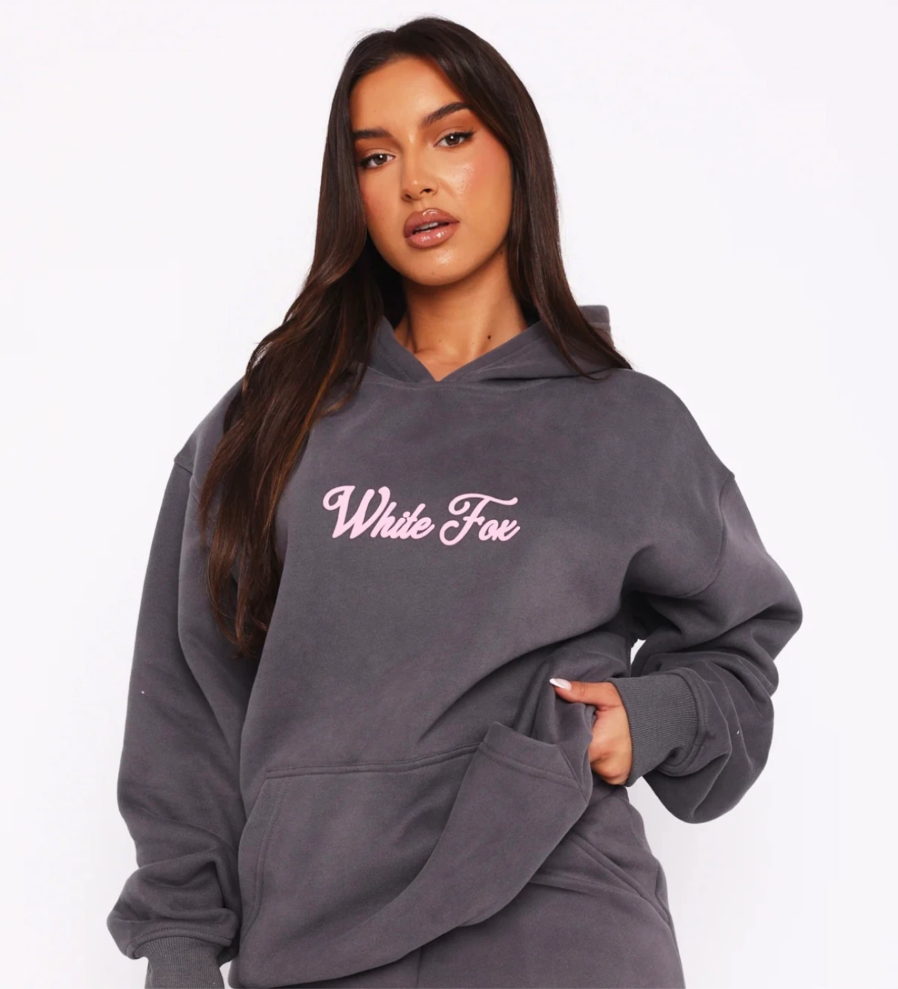 White Fox Season 7 Oversized Hoodie – Monument - photo 2