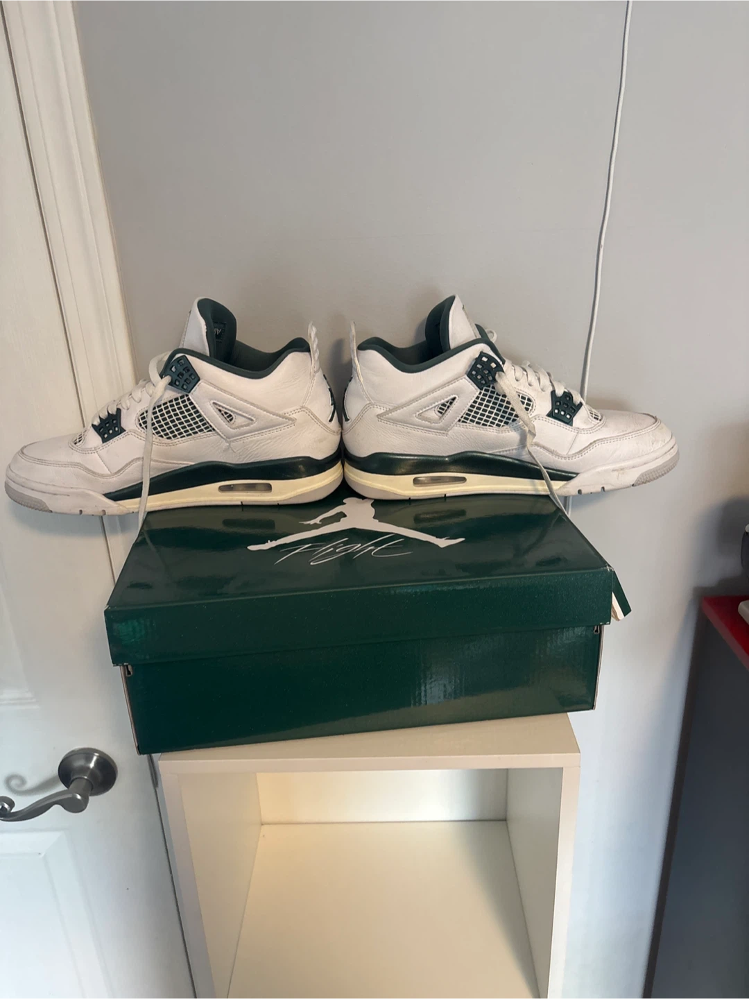 Air Jordan 4 'Pine Green' Sneakers - photo 2
