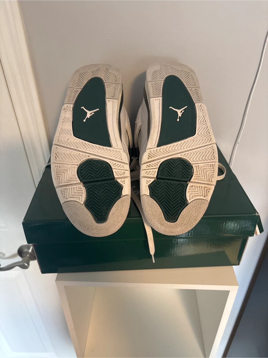Air Jordan 4 'Pine Green' Sneakers - photo 5