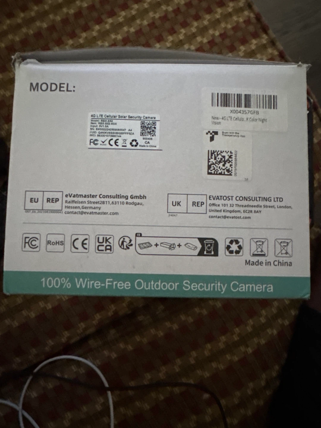 HOSEFE 4G LTE Cellular Solar Security Camera - photo 3