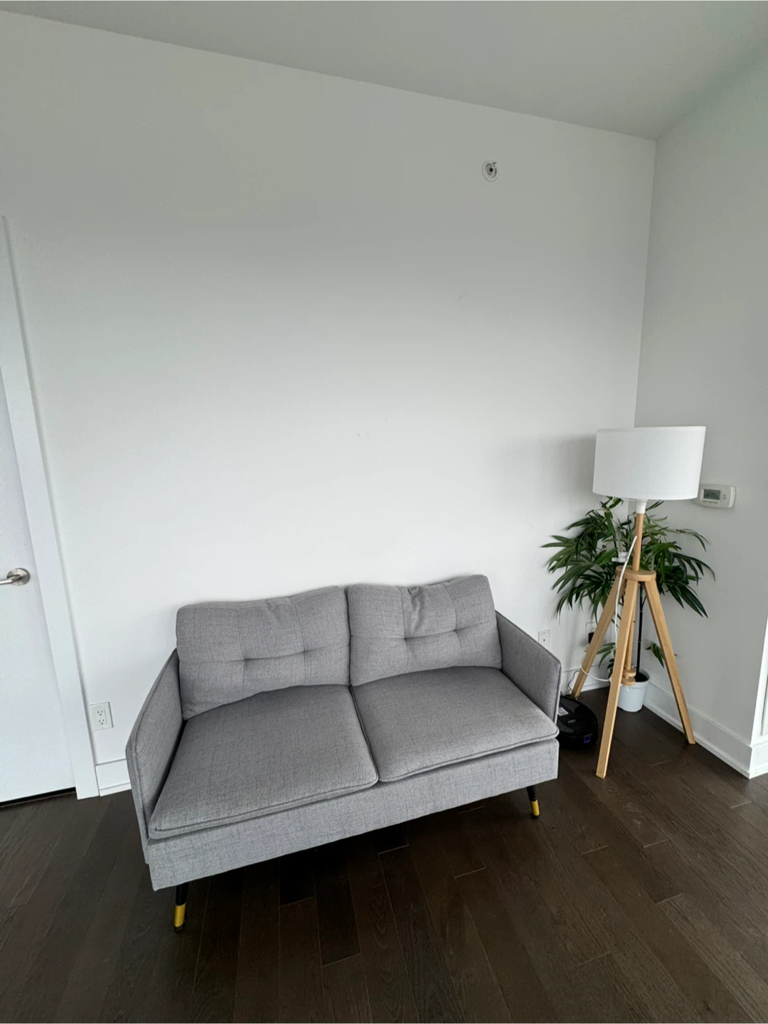 Grey Loveseat Sofa