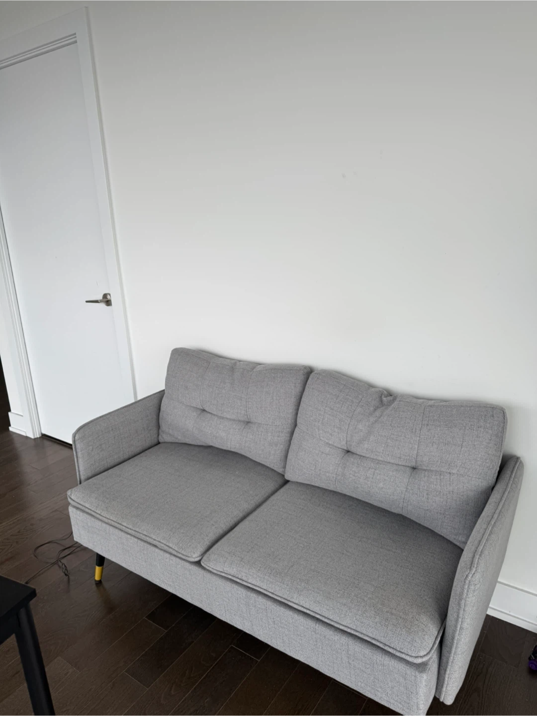 Grey Loveseat Sofa - photo 3