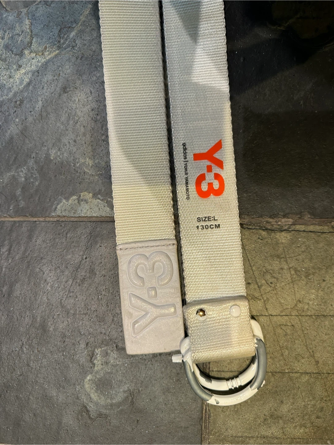 yohji yamamoto white belt - photo 3