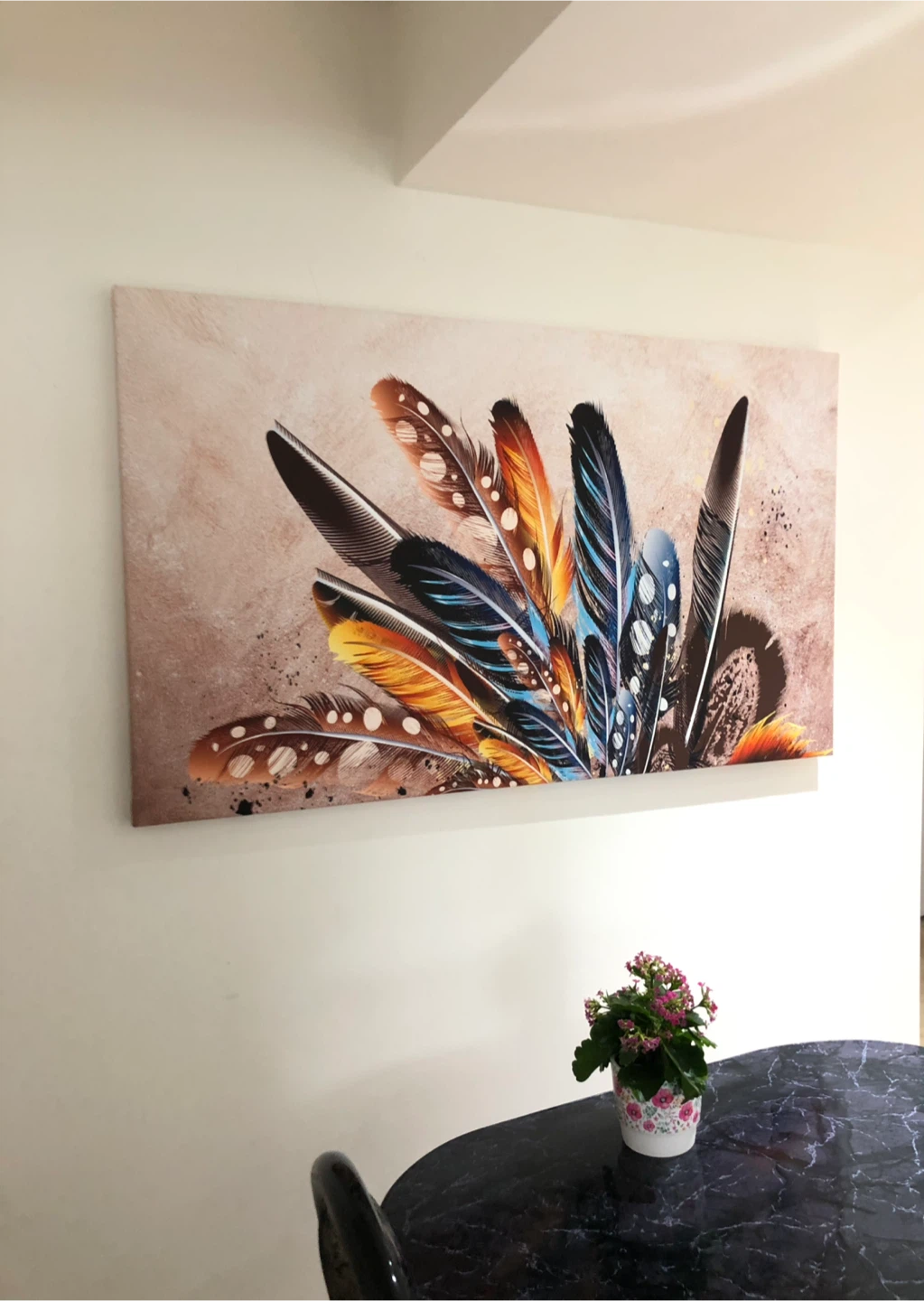 Feather Canvas Wall Art