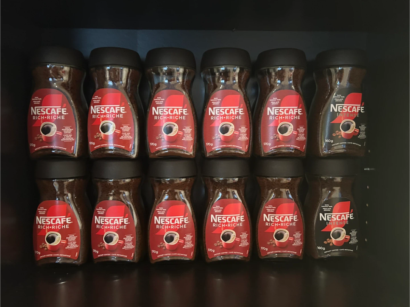 Nescafé Rich & Rich Instant Coffee Jars (170g/160g)