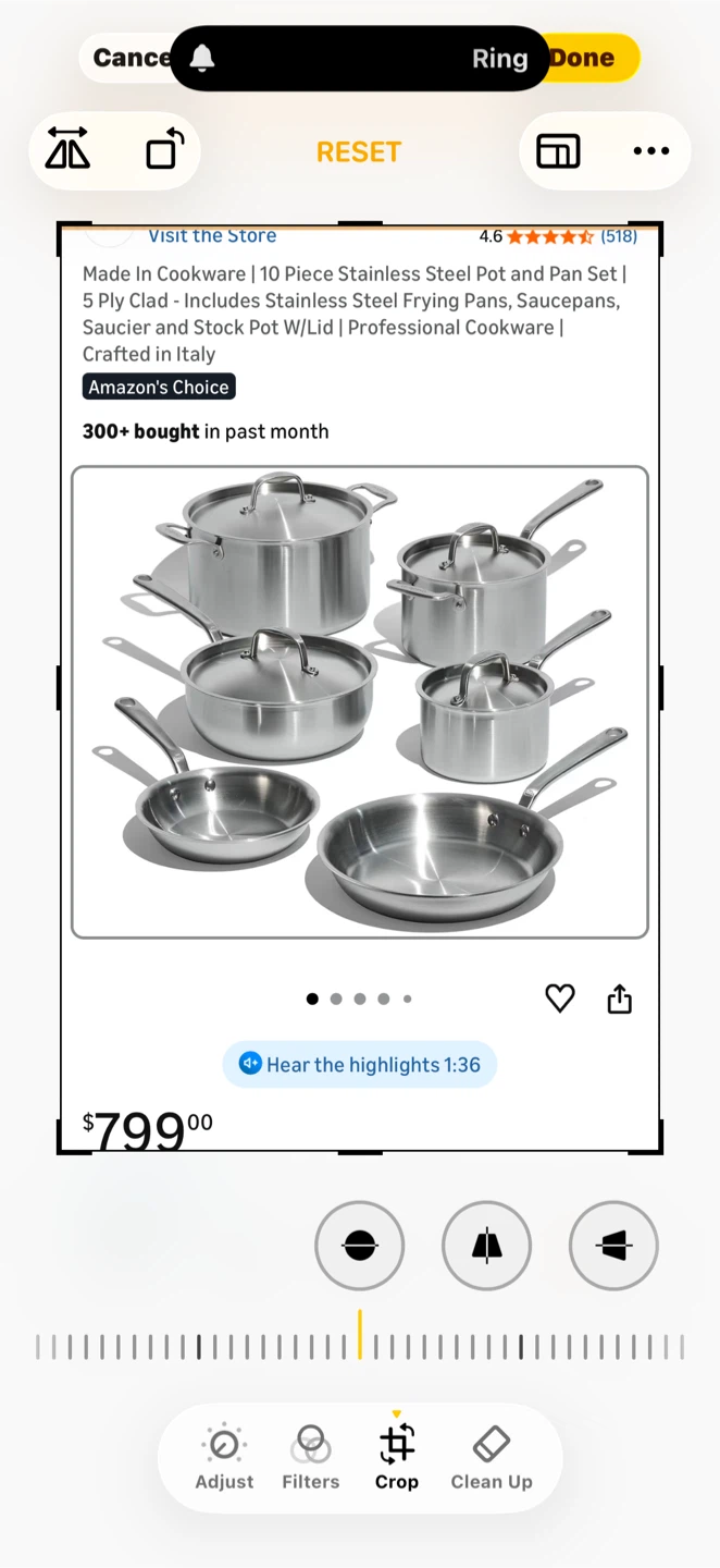 Tramontina 10-Piece Stainless Steel Cookware Set - photo 5