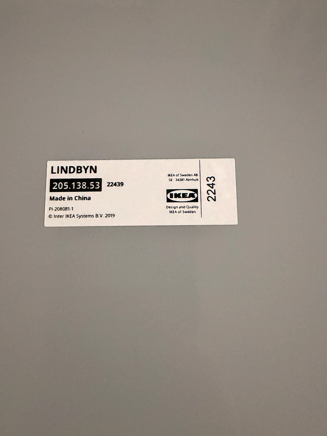 IKEA LINDBYN Mirror White - photo 3