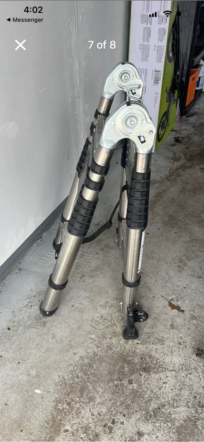 “A” shape telescopes ladder 16.5 - photo 2
