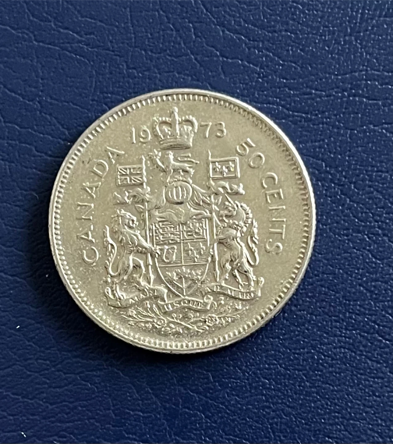 Military’s coat 1973 Canada 50 Cents Coin - photo 4