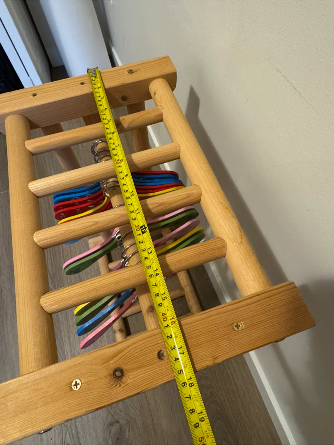 Wooden Clothes Rack with Doll Hangers - photo 3