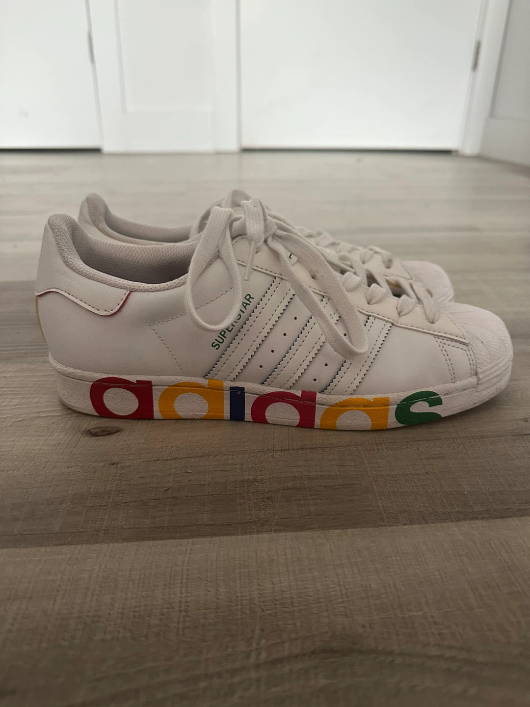 White adidas - photo 2