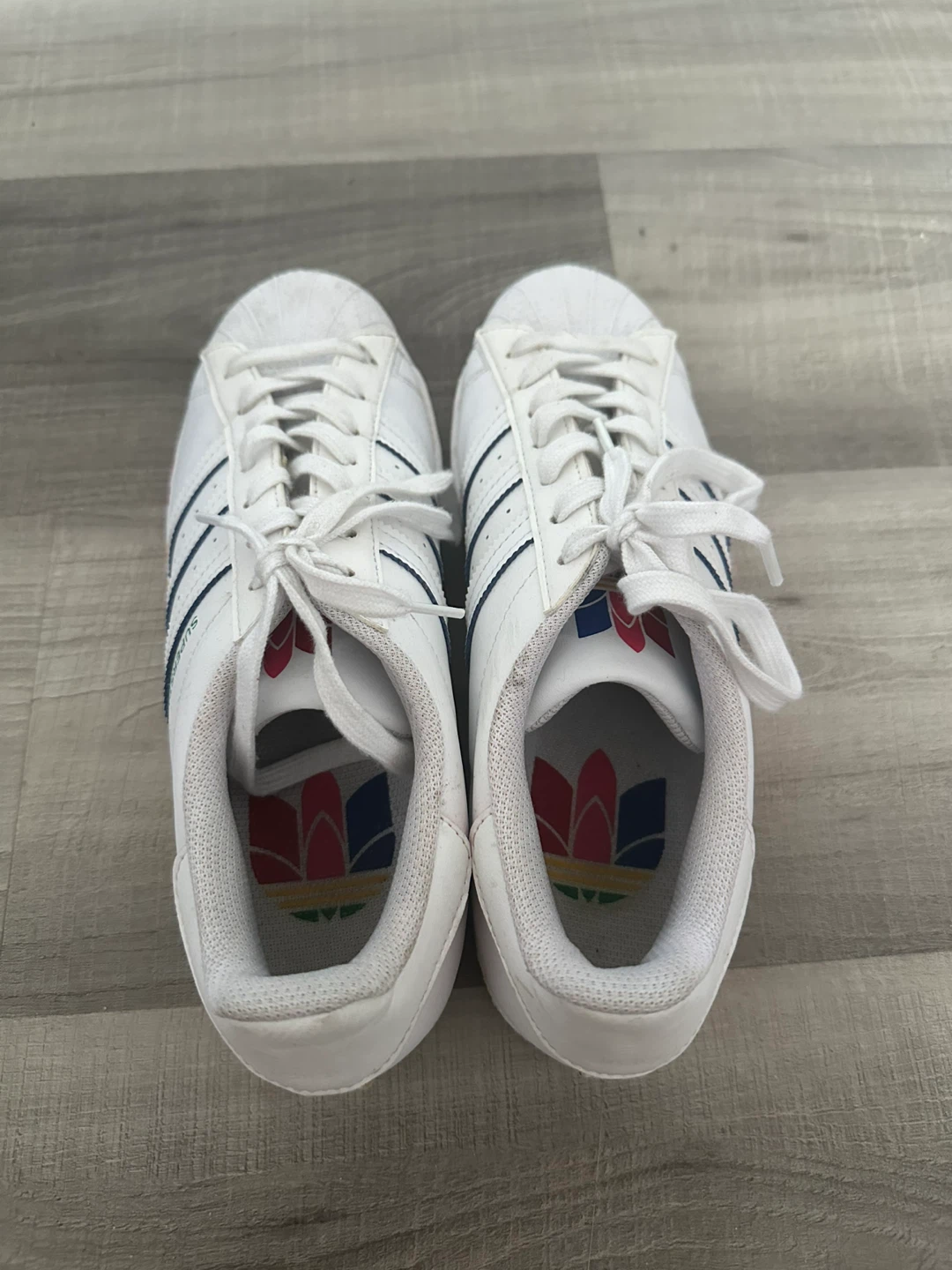 White adidas