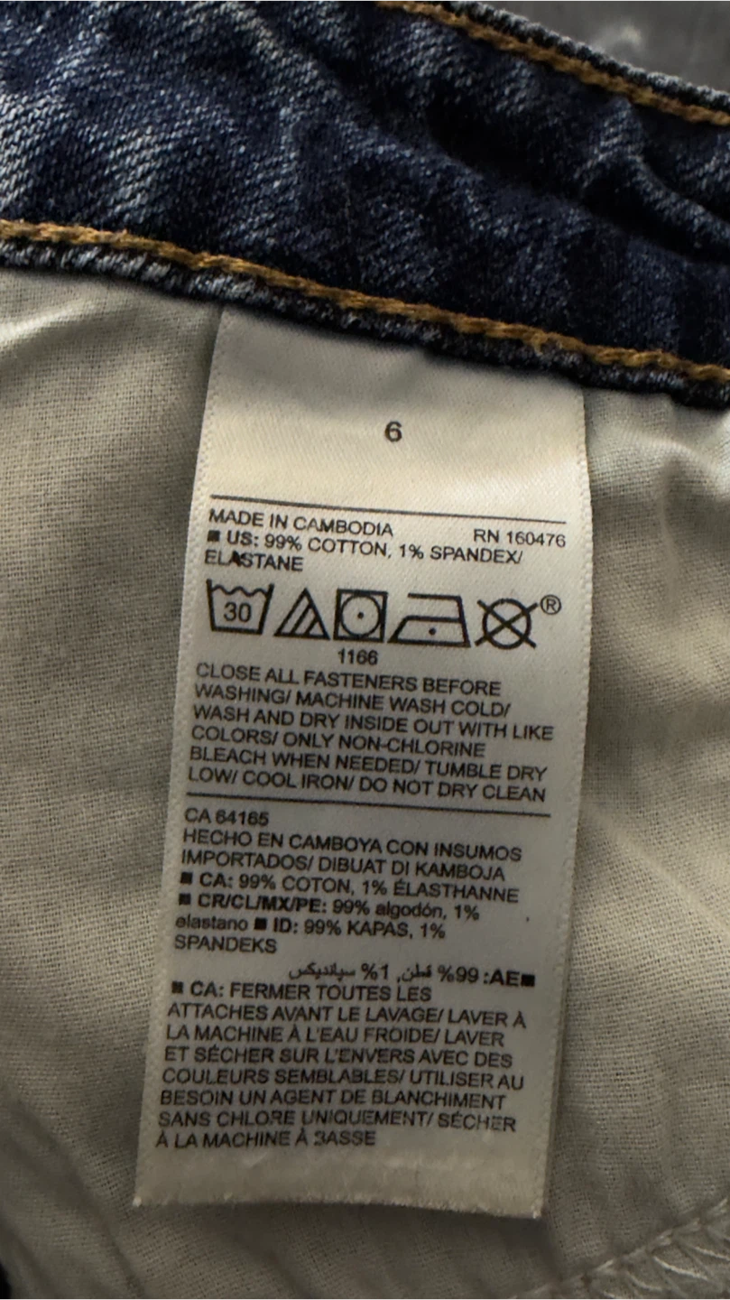 Old Navy Star & Stripe Denim Shorts - photo 5