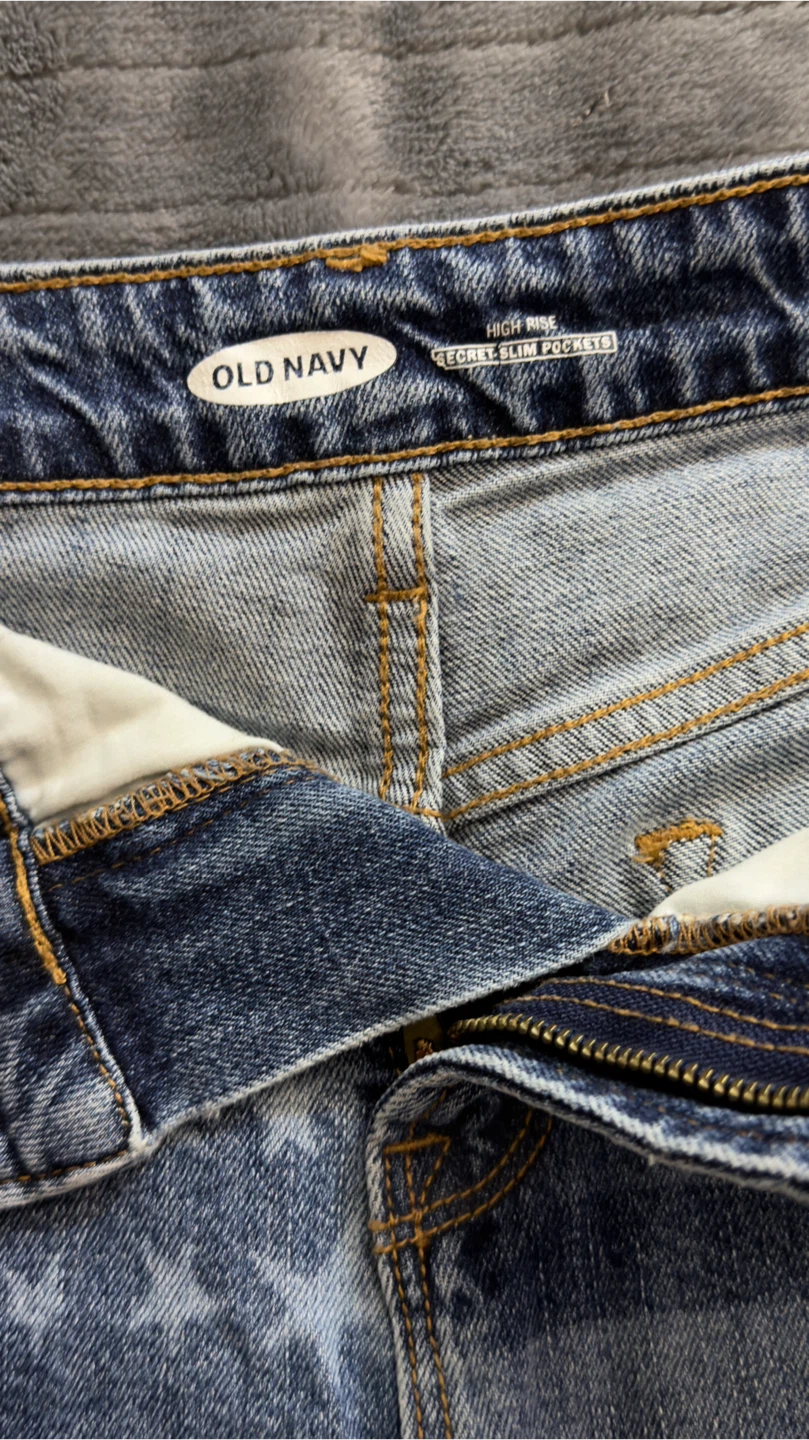Old Navy Star & Stripe Denim Shorts - photo 4