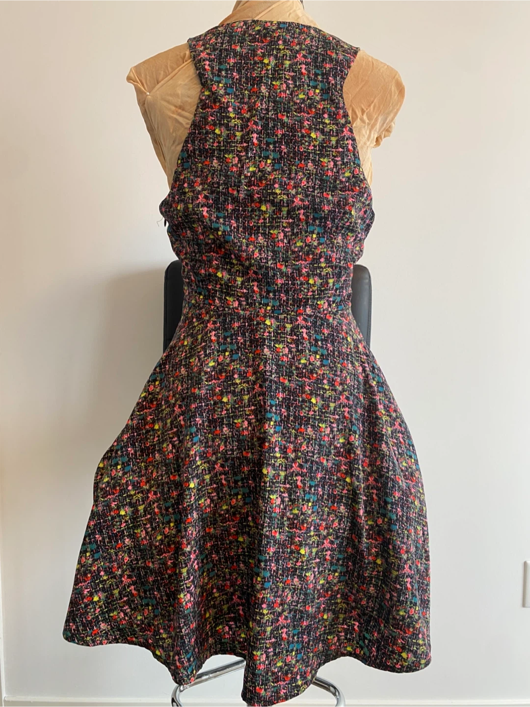 Lush multicoloured dress w/ front zip - photo 3
