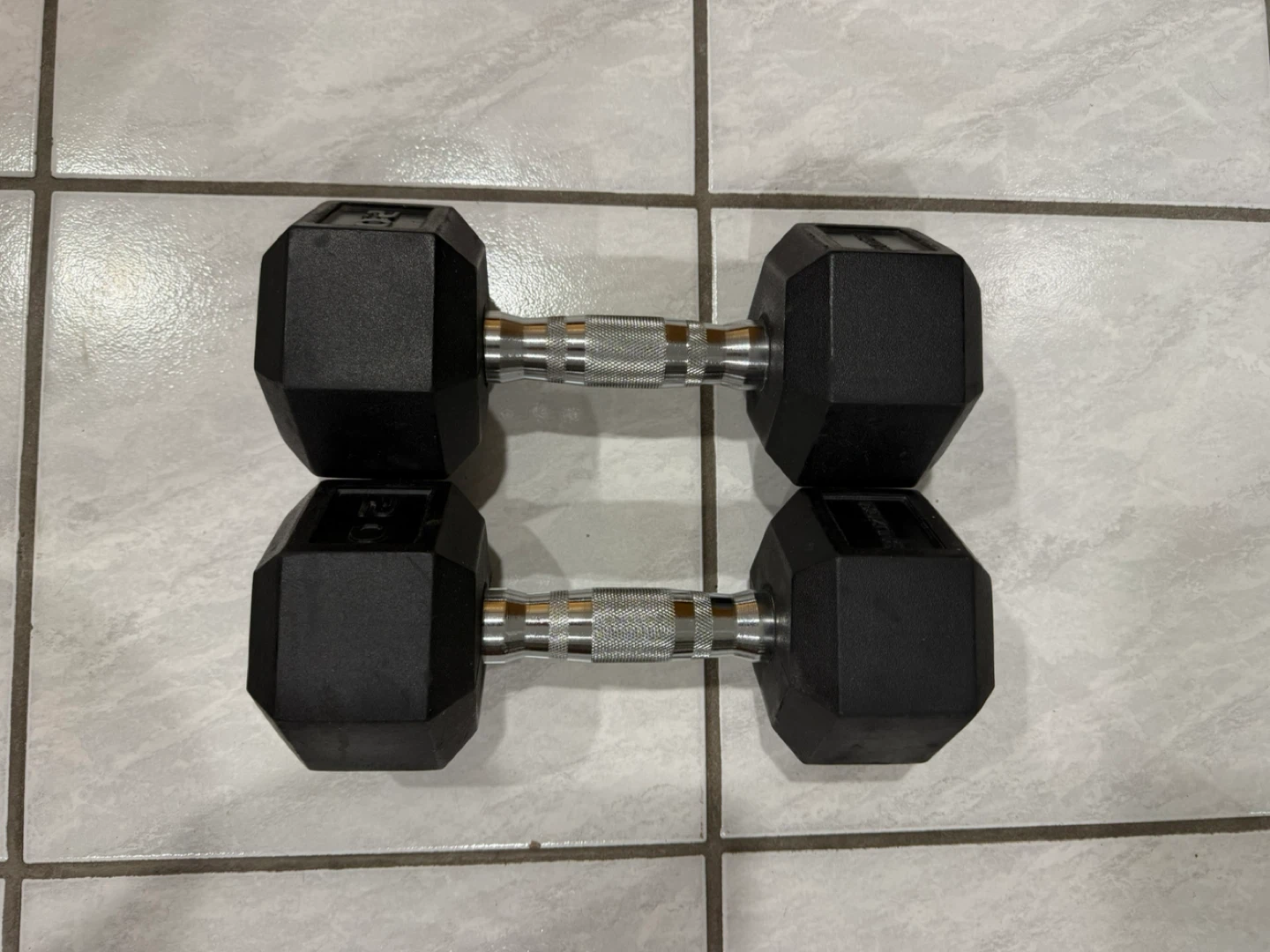 Gozens 20lb Hex Dumbbells (Pair) - photo 3