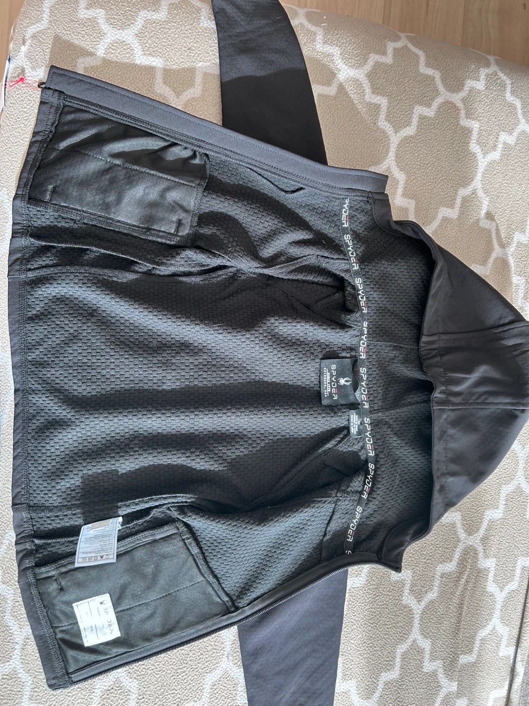 Spyder Black Jacket with Hood - photo 4
