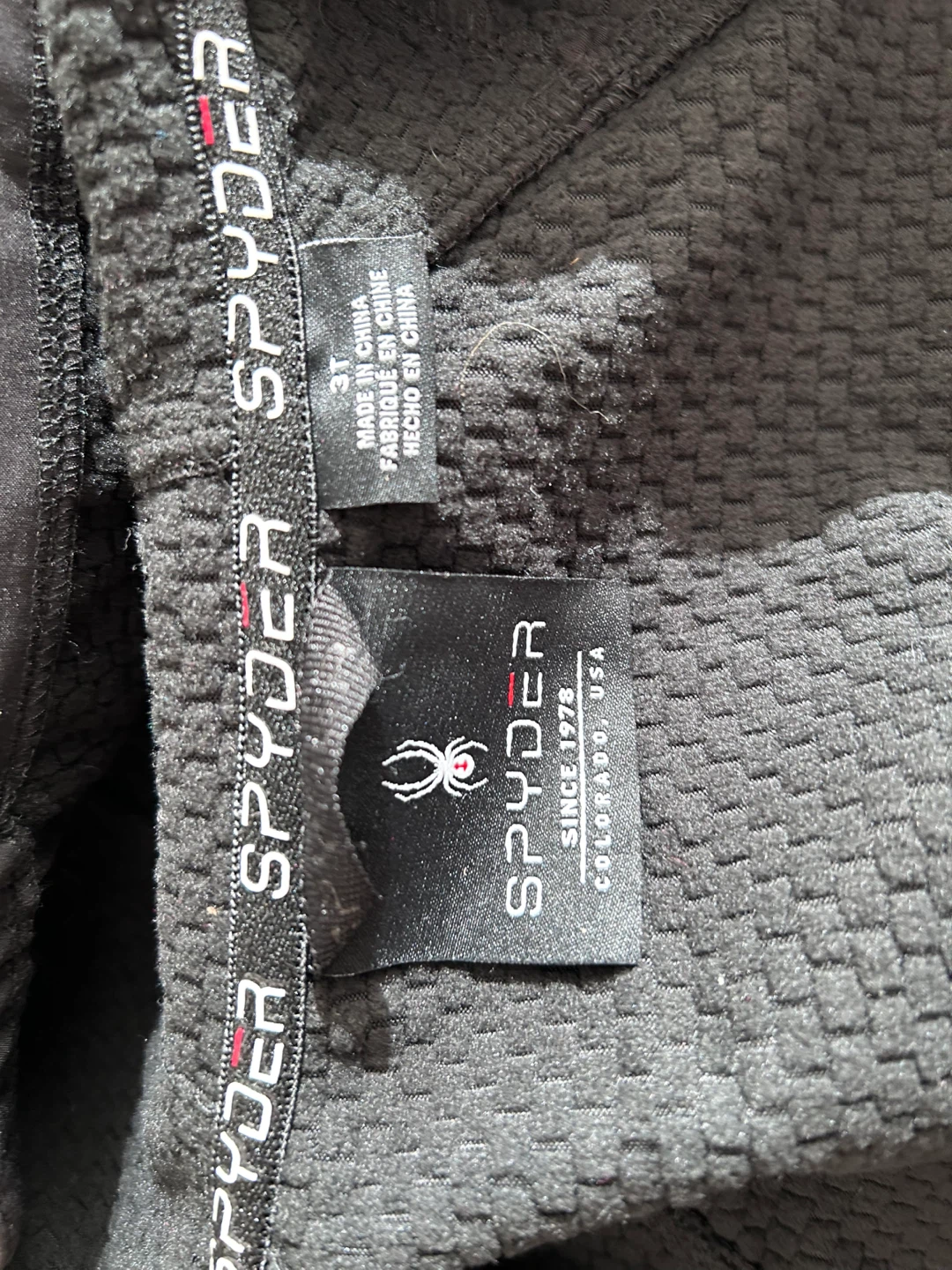 Spyder Black Jacket with Hood - photo 3