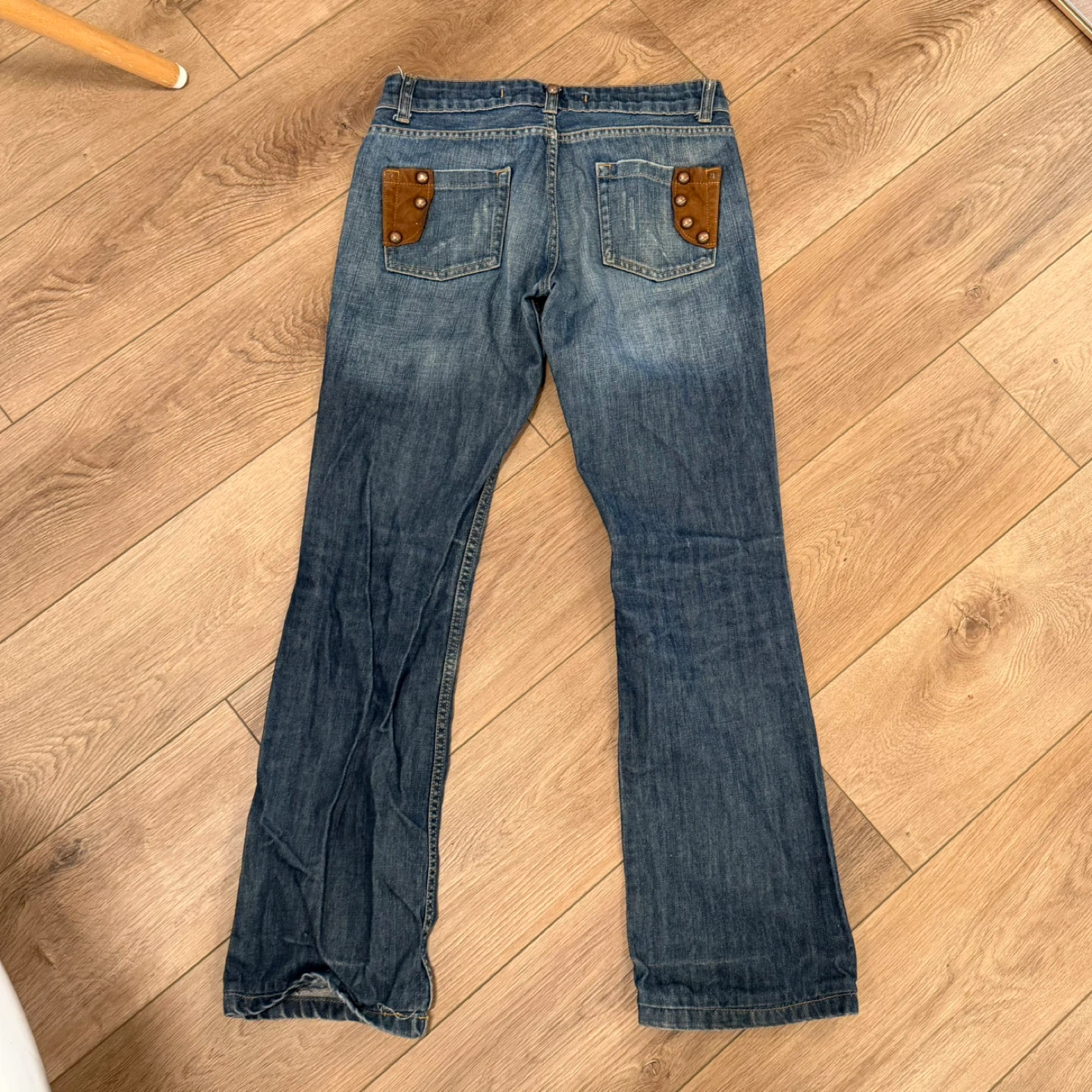 Versace Jeans Couture Denim Jeans with Suede Accents - photo 4