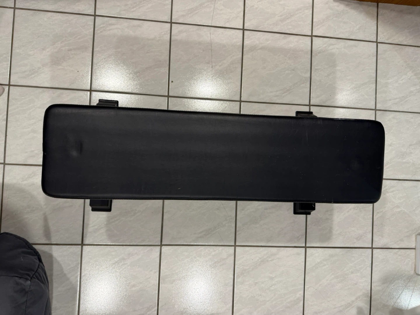 Black Padded Bench Seat - photo 4