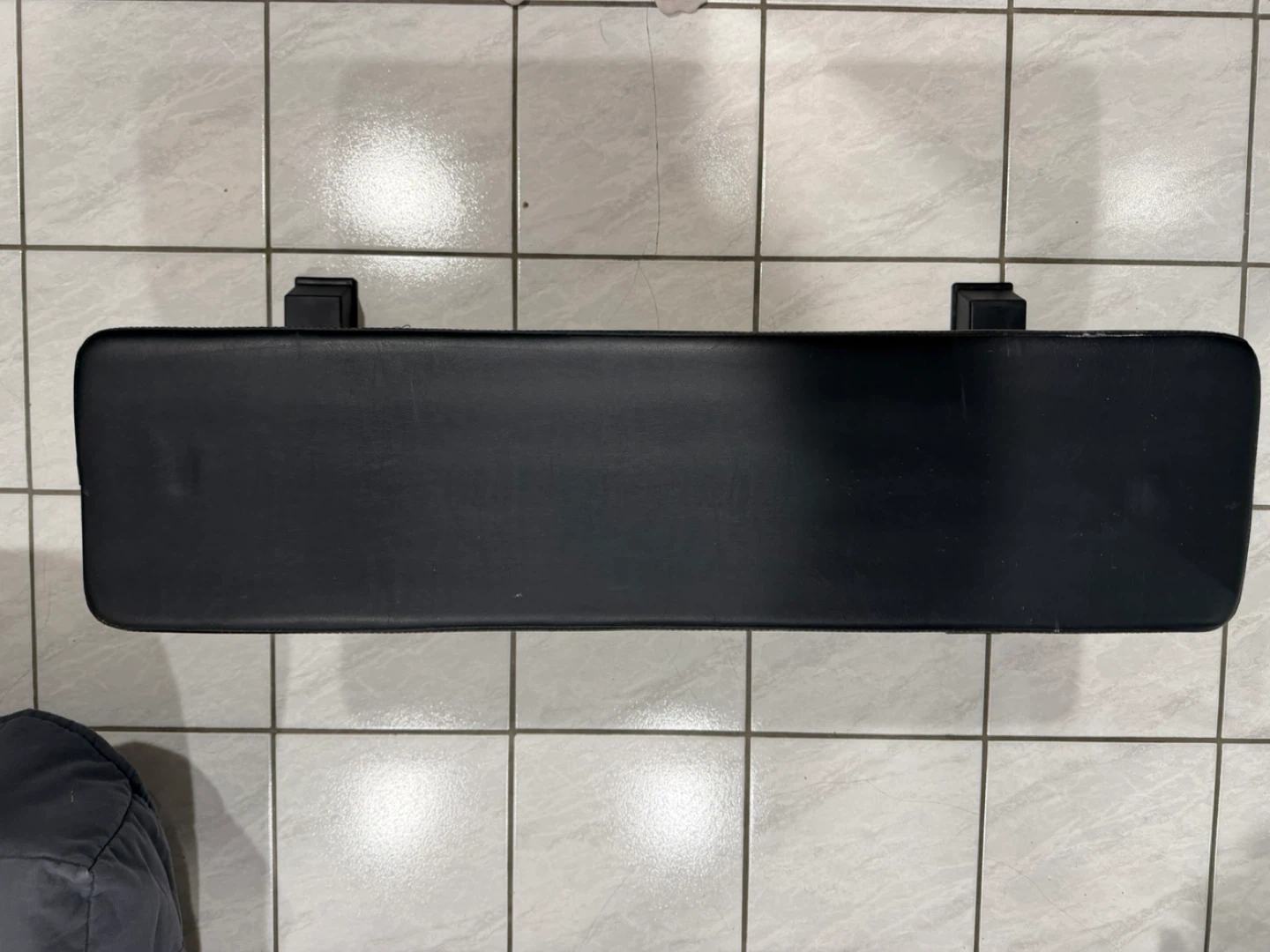Black Padded Bench Seat - photo 2